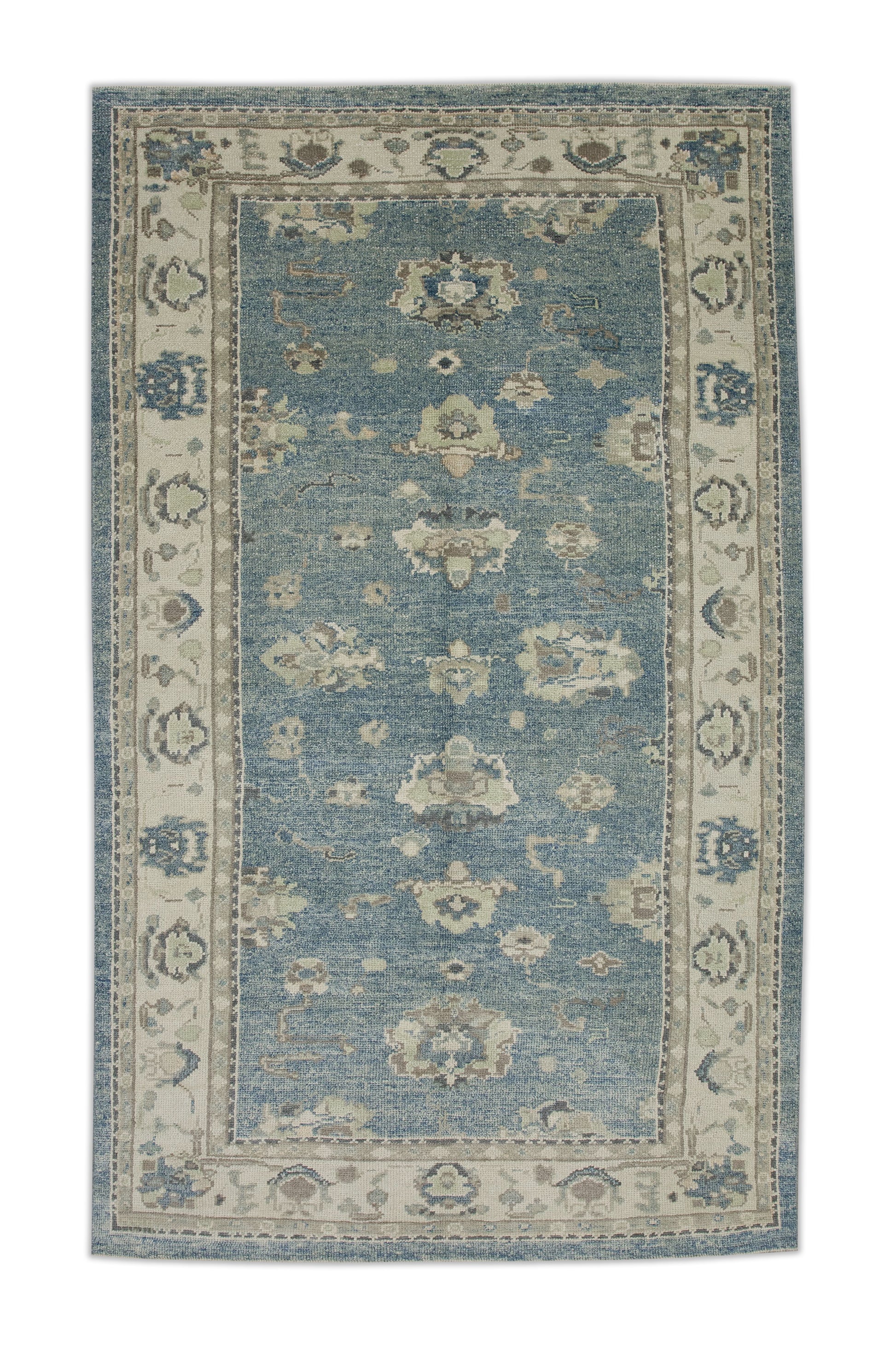 Turkish Oushak Rug 5'2" x 8'3" #8241