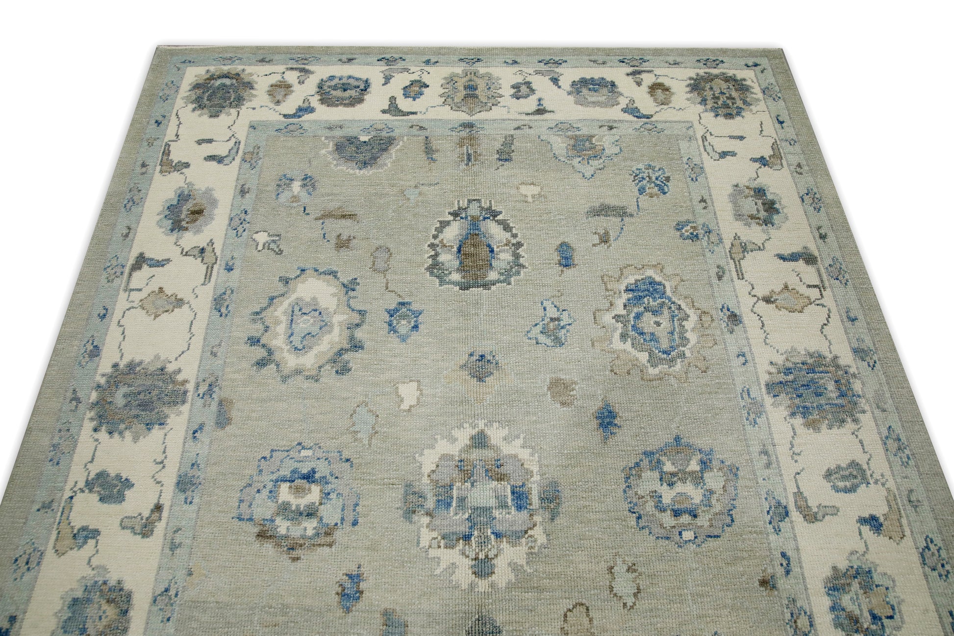 Turkish Oushak Rug 6'1" x 8'6" #8028