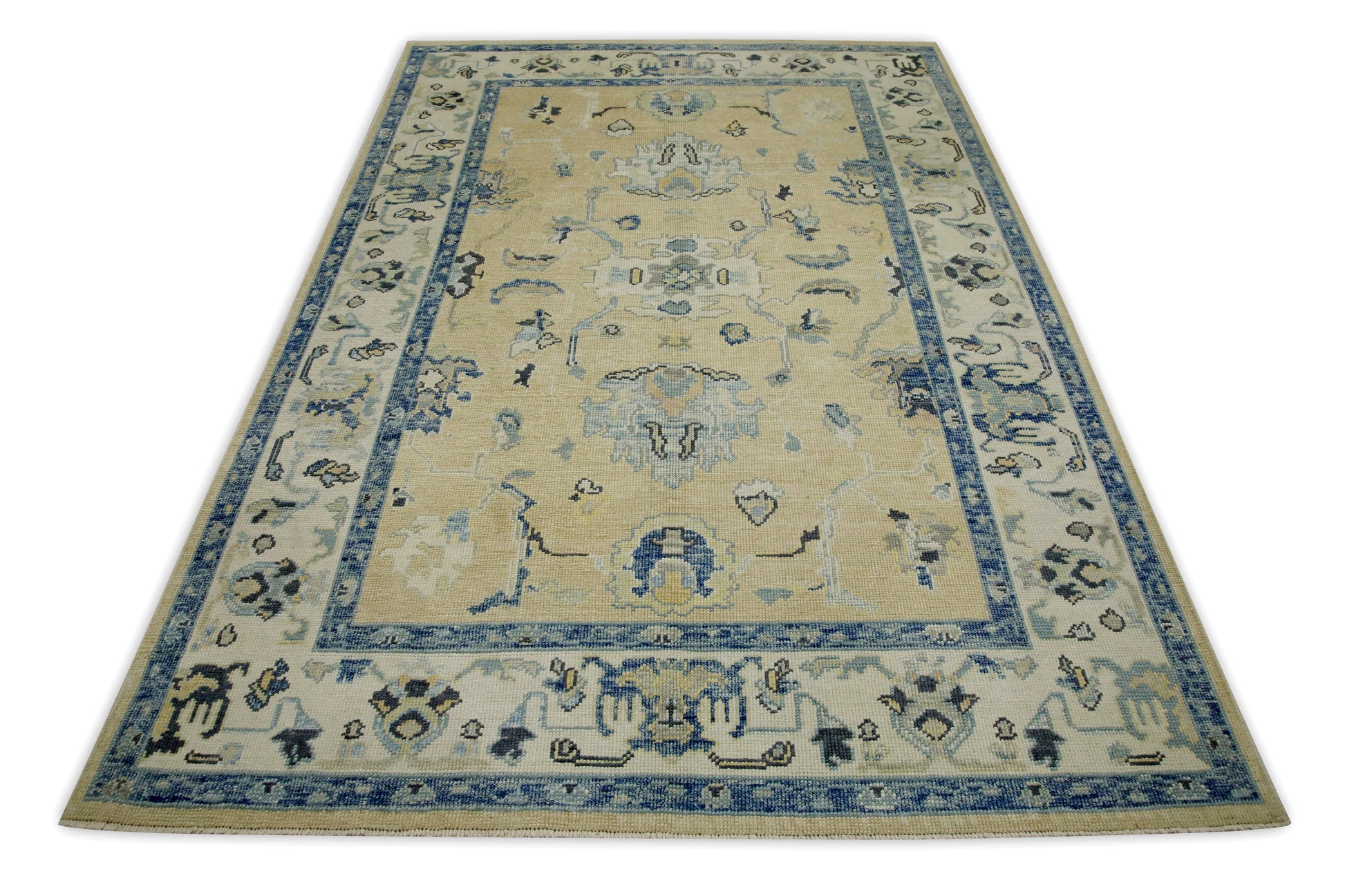 Turkish Oushak Rug 5'10" x 8'6" #7658