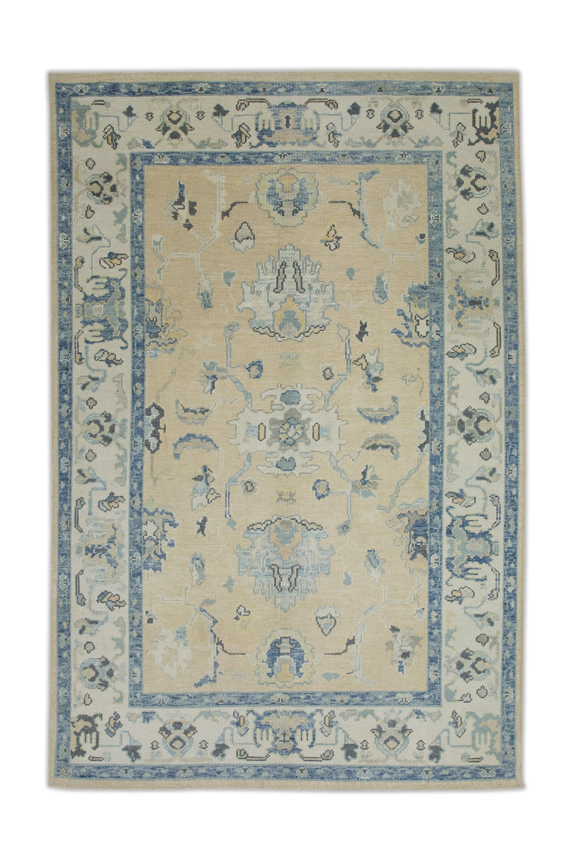 Turkish Oushak Rug 5'10" x 8'6" #7658