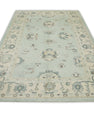Turkish Oushak Rug 6'1" x 8'11" #8087