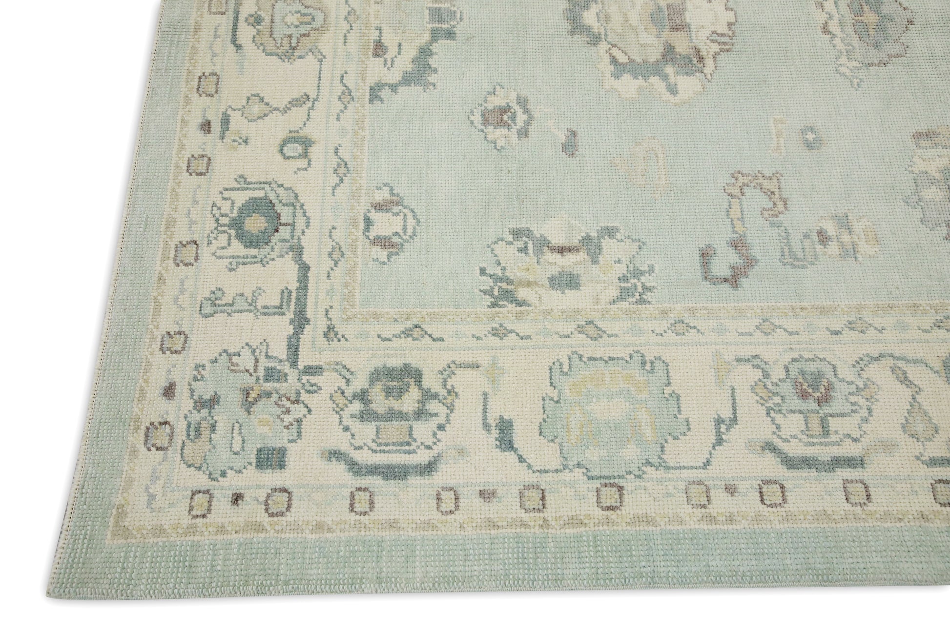 Turkish Oushak Rug 6'1" x 8'11" #8087