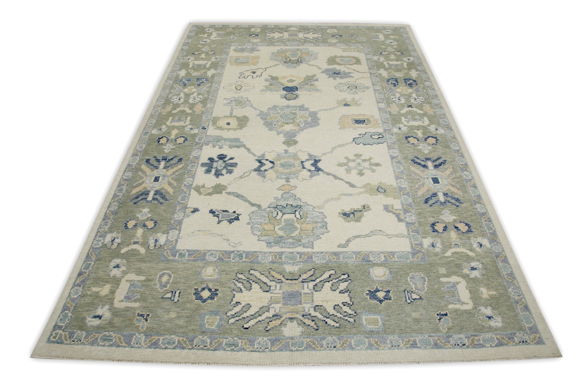 Turkish Oushak Rug 5'10" x 8'10" #7694