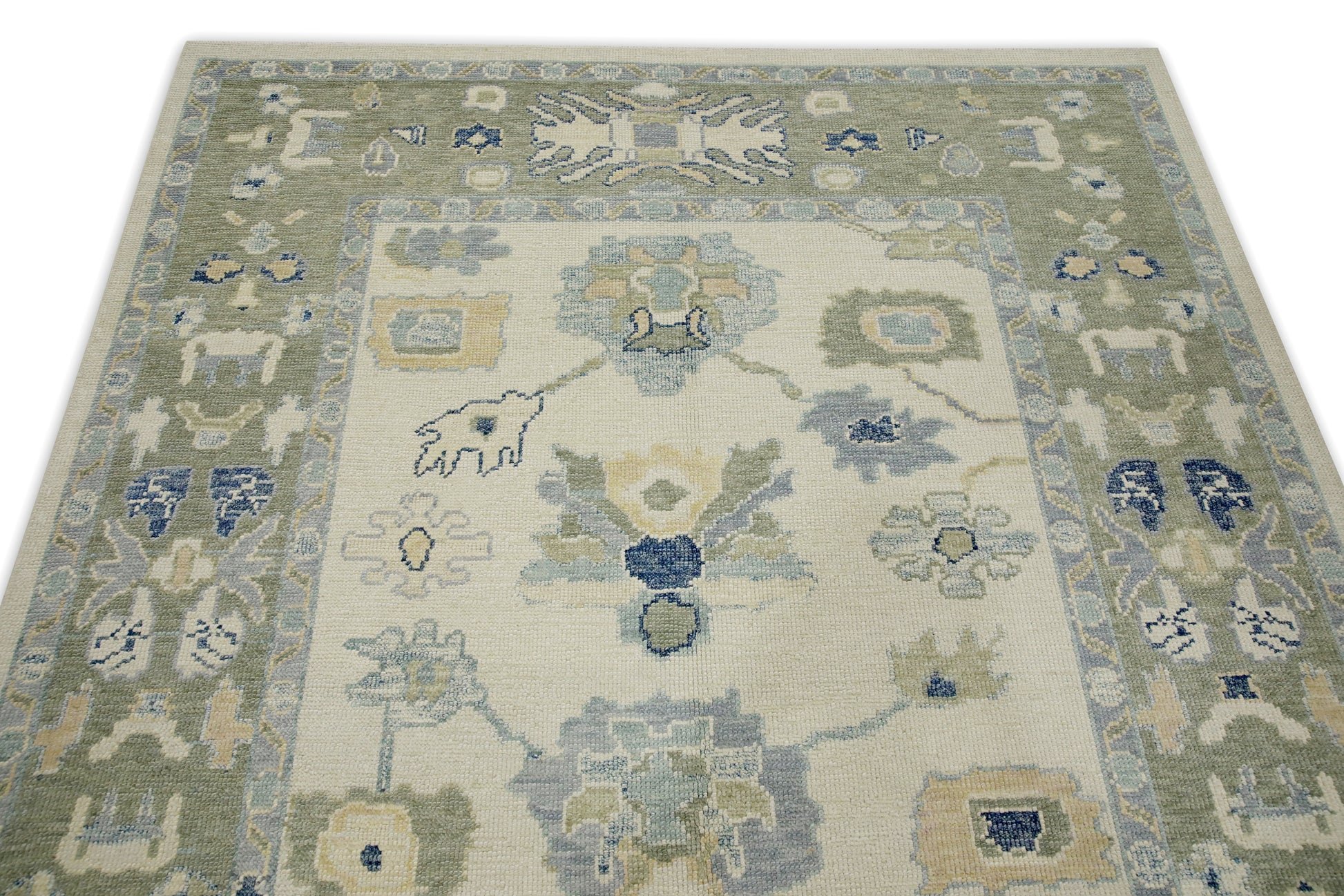 Turkish Oushak Rug 5'10" x 8'10" #7694