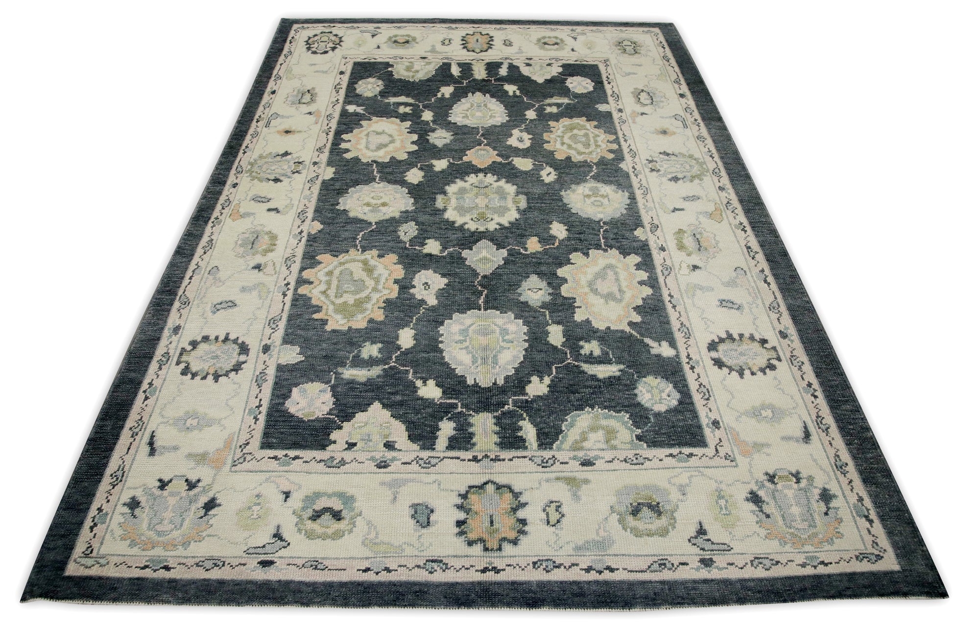 Turkish Oushak Rug 6'3" x 9' #7854