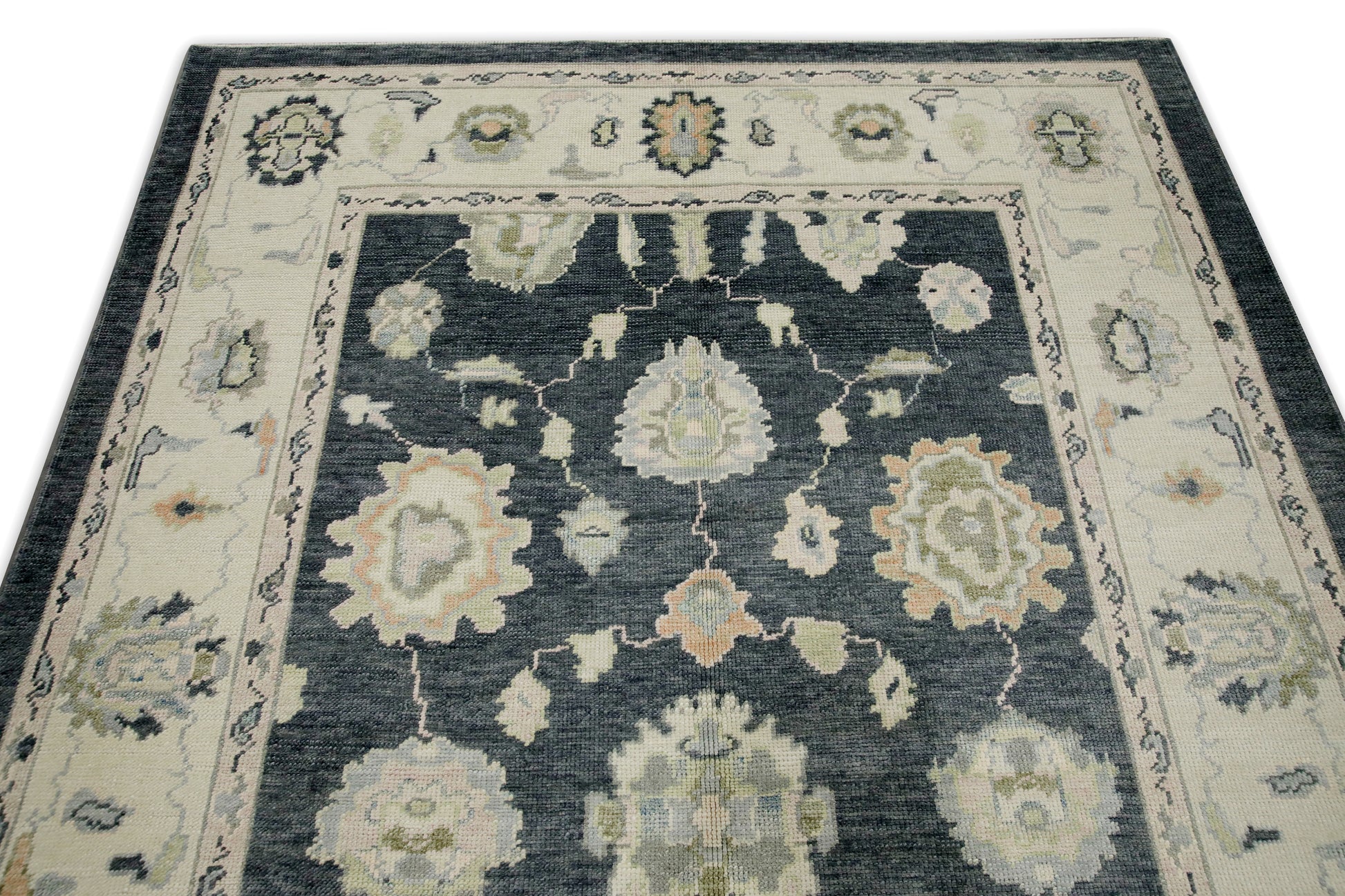 Turkish Oushak Rug 6'3" x 9' #7854