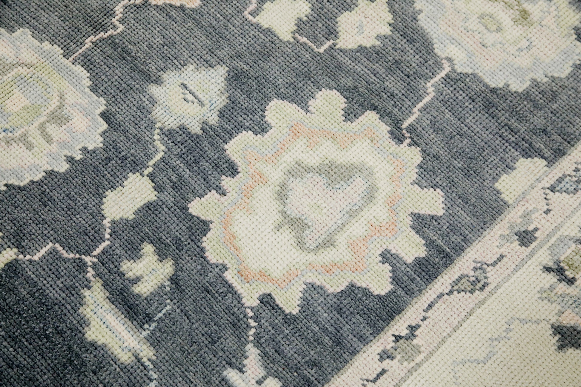 Turkish Oushak Rug 6'3" x 9' #7854