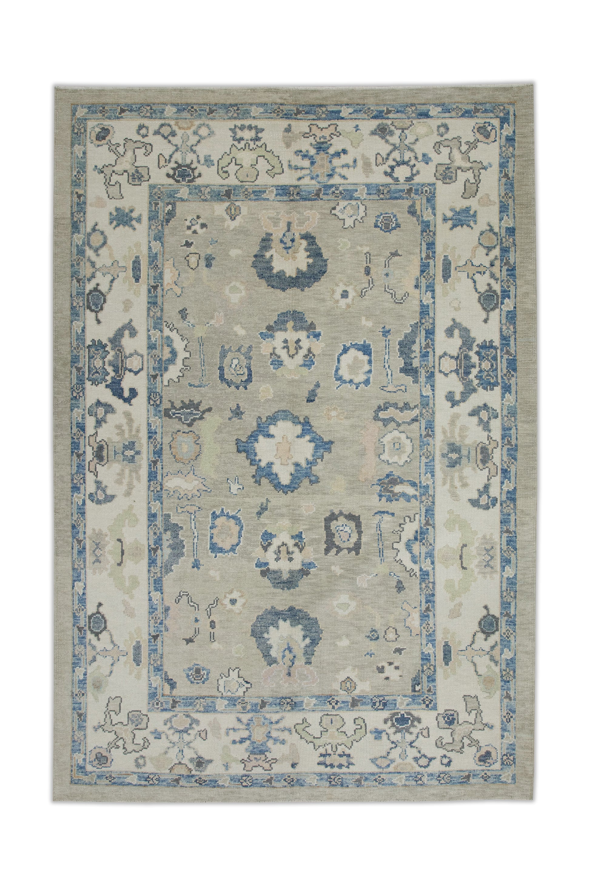 Turkish Oushak Rug 6'3" x 8'6" #8057