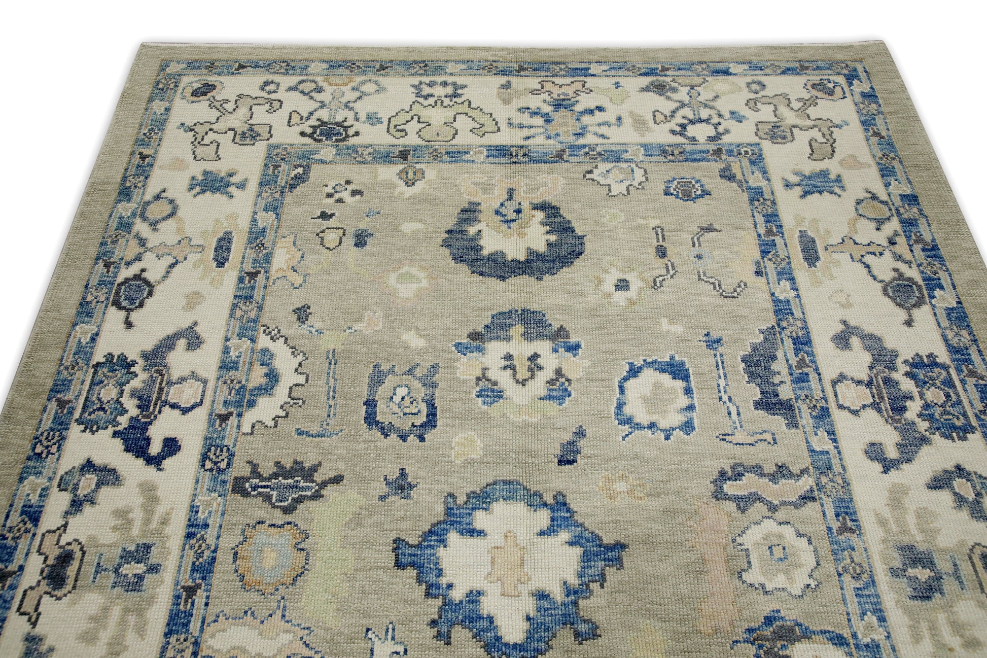 Turkish Oushak Rug 6'3" x 8'6" #8057