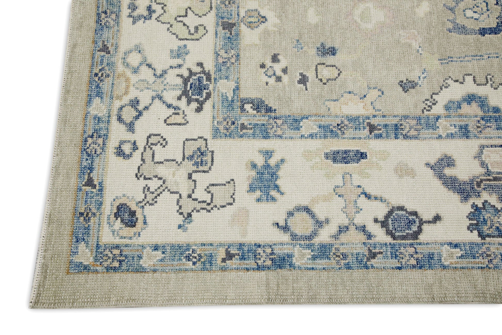 Turkish Oushak Rug 6'3" x 8'6" #8057