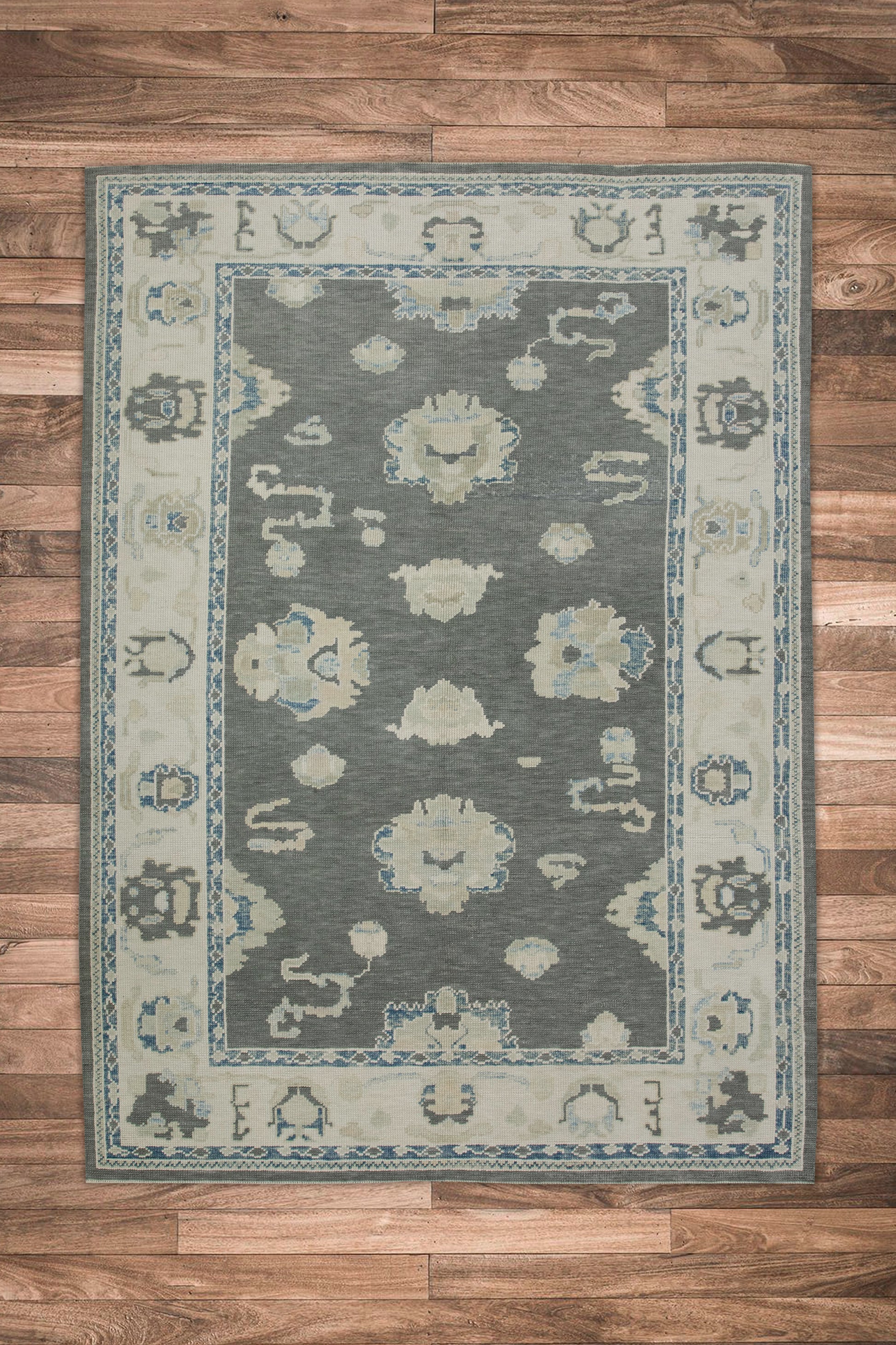 Turkish Oushak Rug 5'10" x 8' #7984