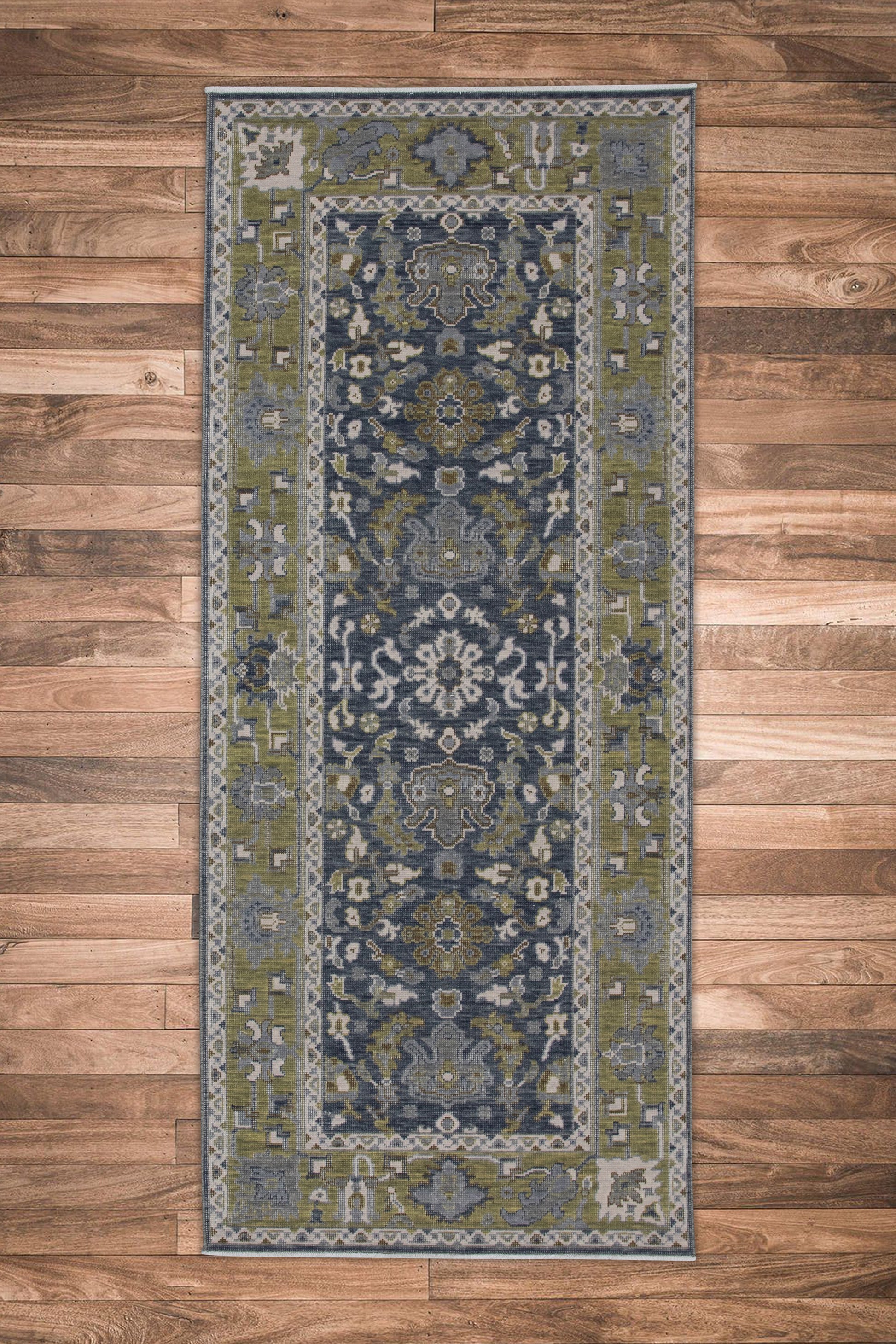 Turkish Oushak Rug 2'8" x 6'4" #11