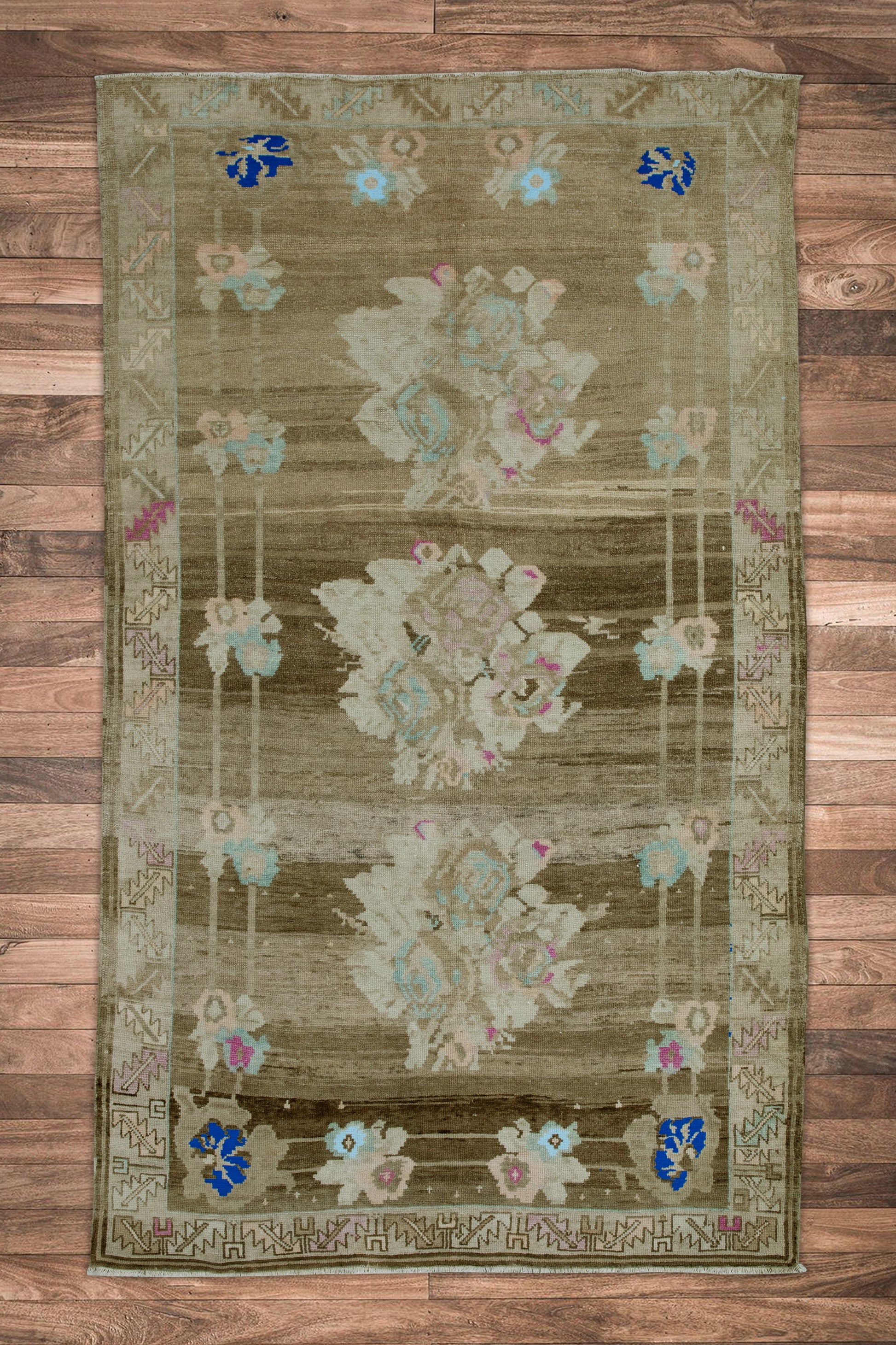 Turkish Vintage Anatolian Rug 6'2" x 9'5" #152
