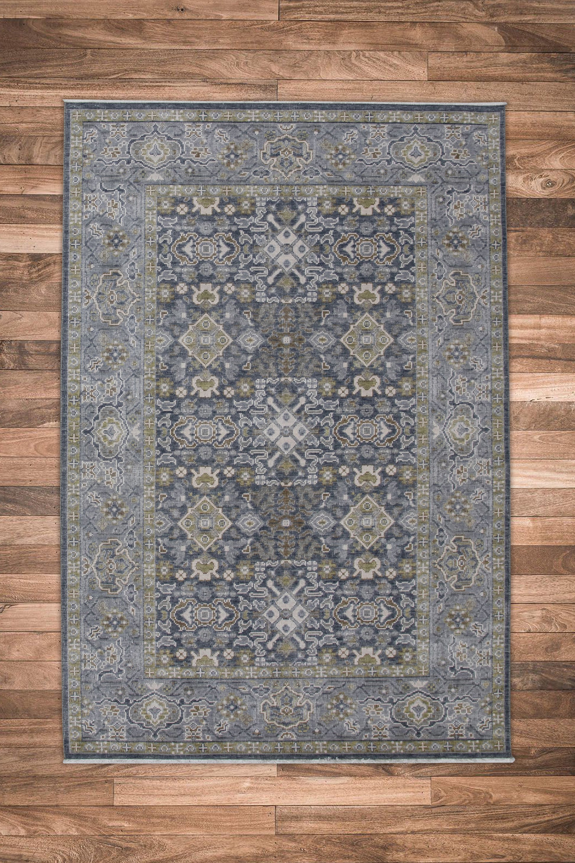 Turkish Oushak Rug 4' x 5'9" #09