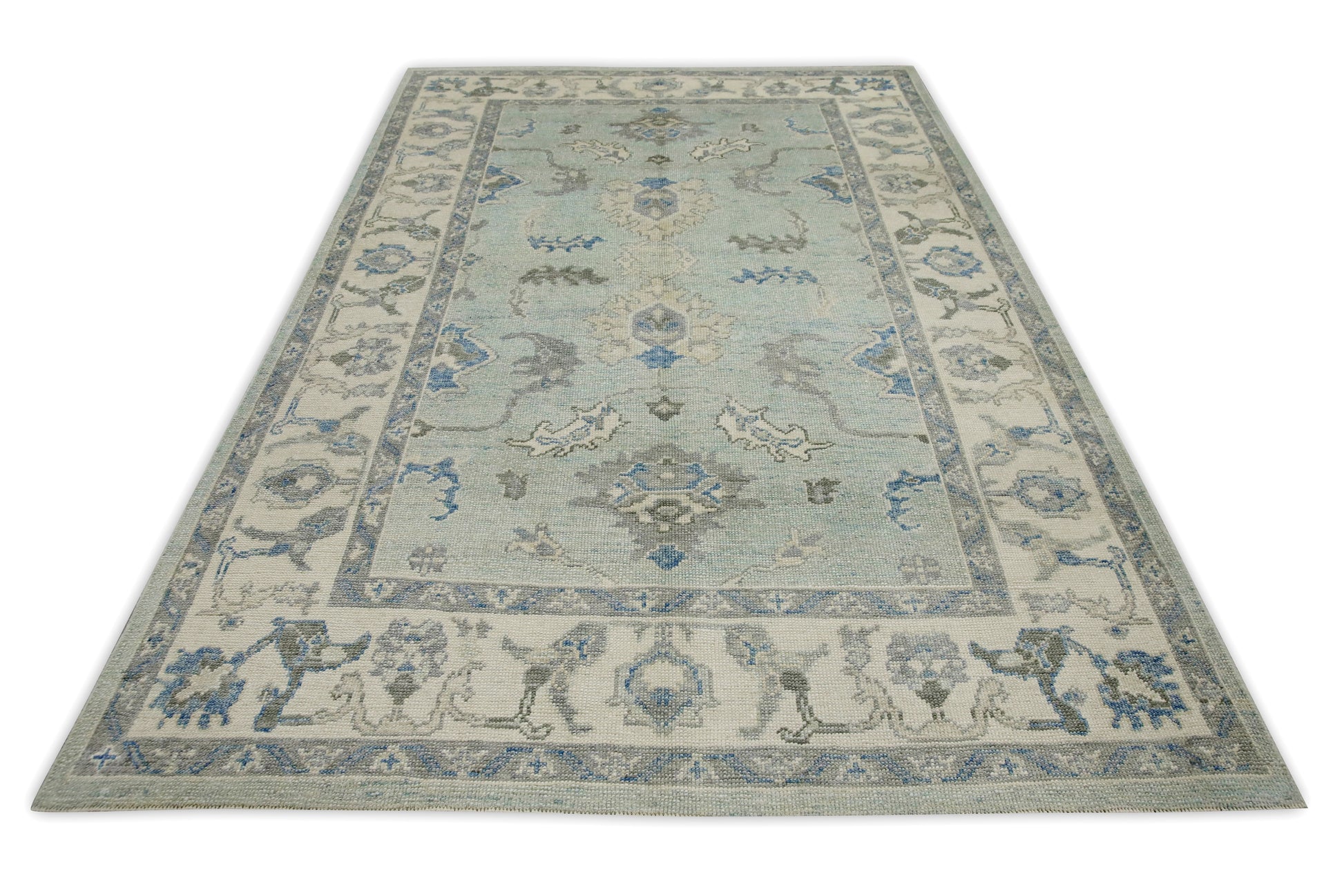 Turkish Oushak Rug 6' x 9'5" #8206