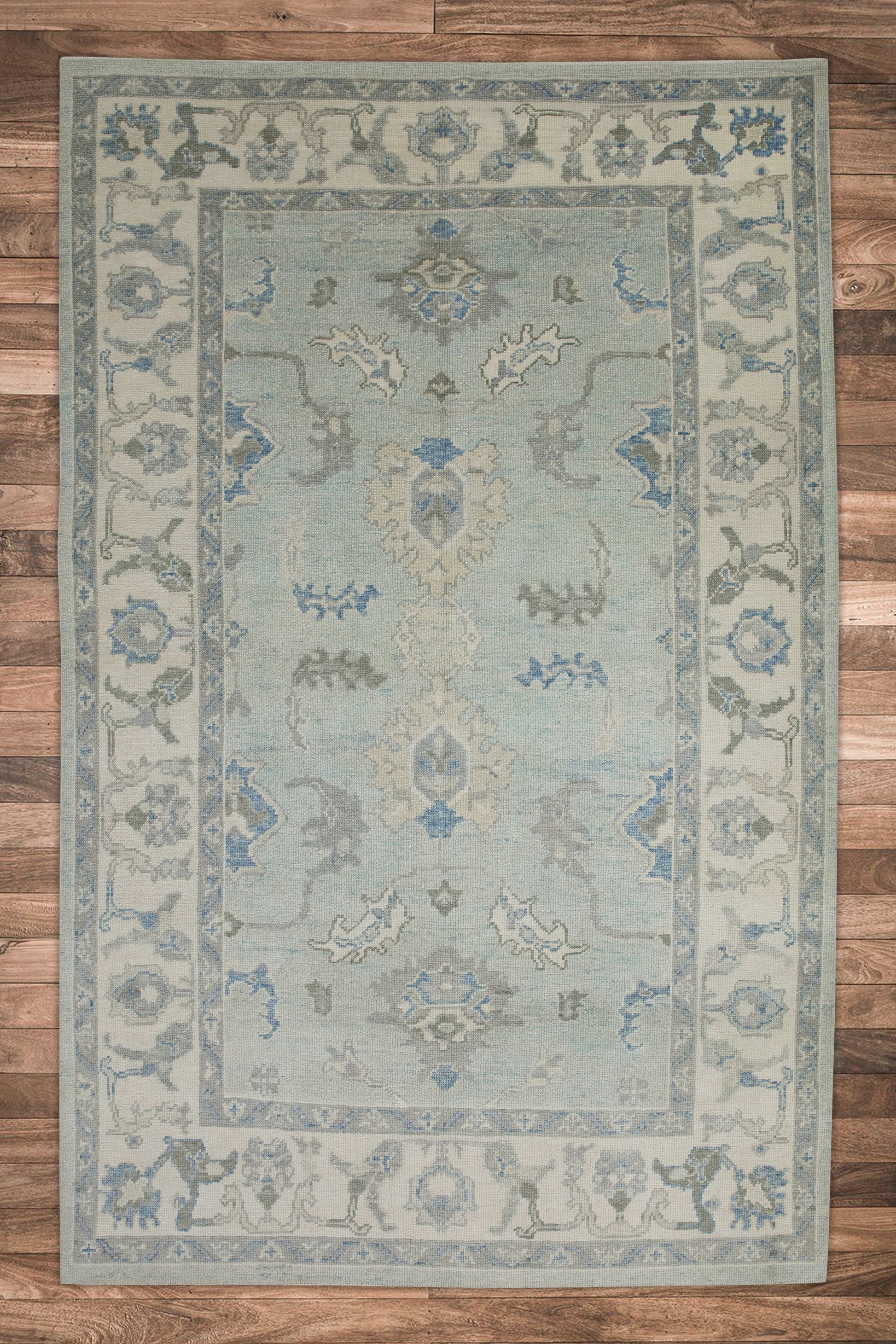 Turkish Oushak Rug 6' x 9'5" #8206