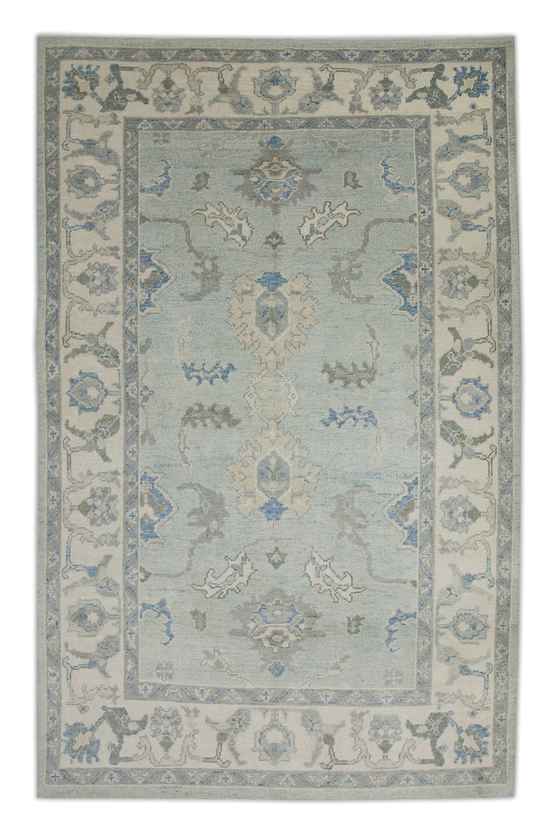 Turkish Oushak Rug 6' x 9'5" #8206