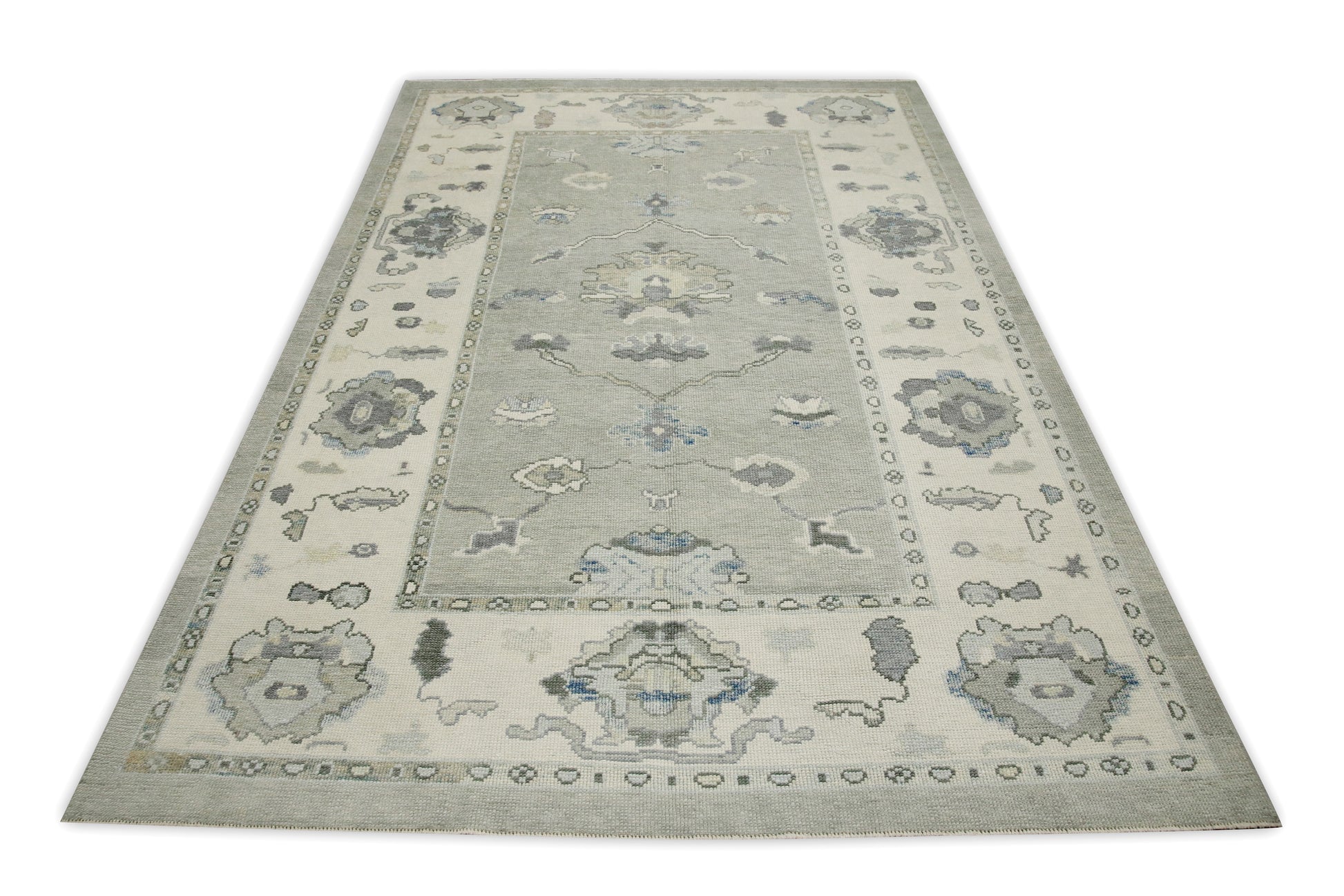 Turkish Oushak Rug 5'11" x 8'8" #7639