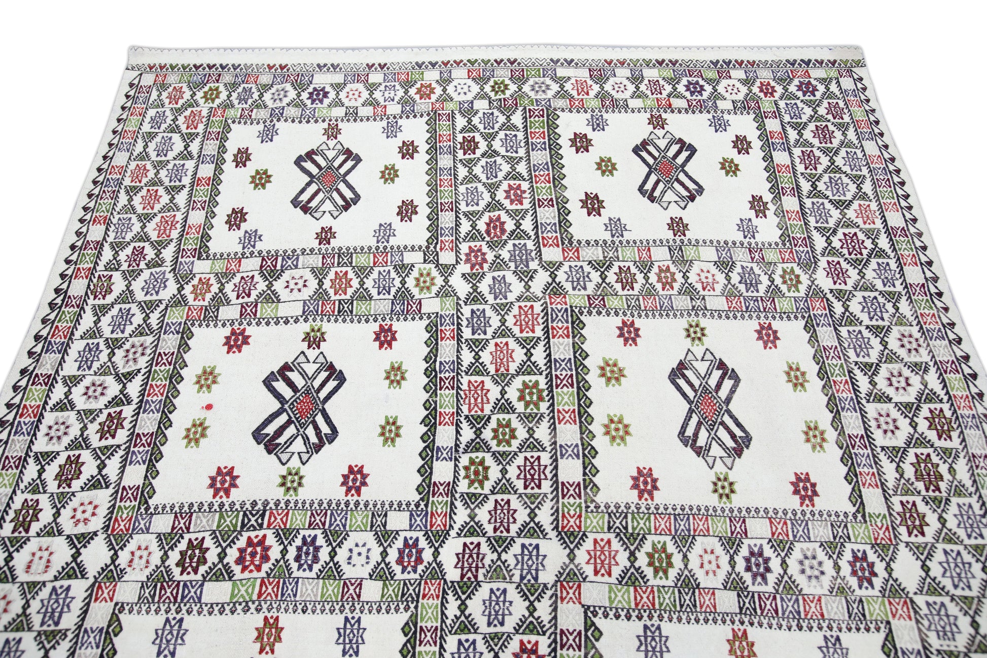 Turkish Vintage Anatolian Rug 5'6" x 10'1" #76