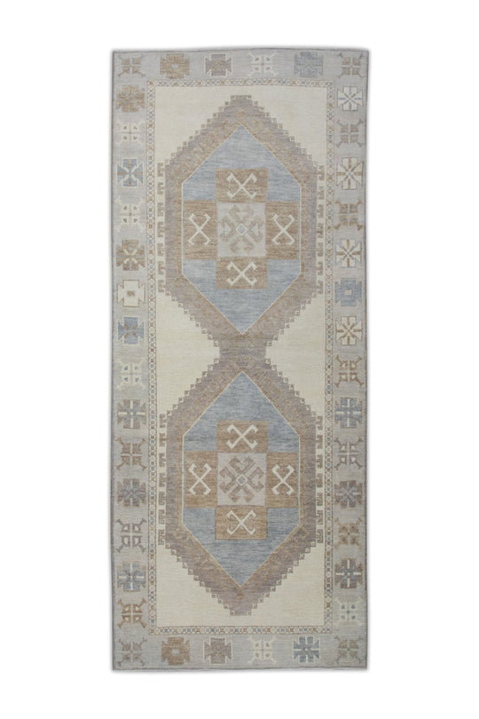 #10962 Turkish Oushak 3'9" x 8'5"