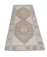Turkish Oushak Rug 3'9" x 8'5" #10962