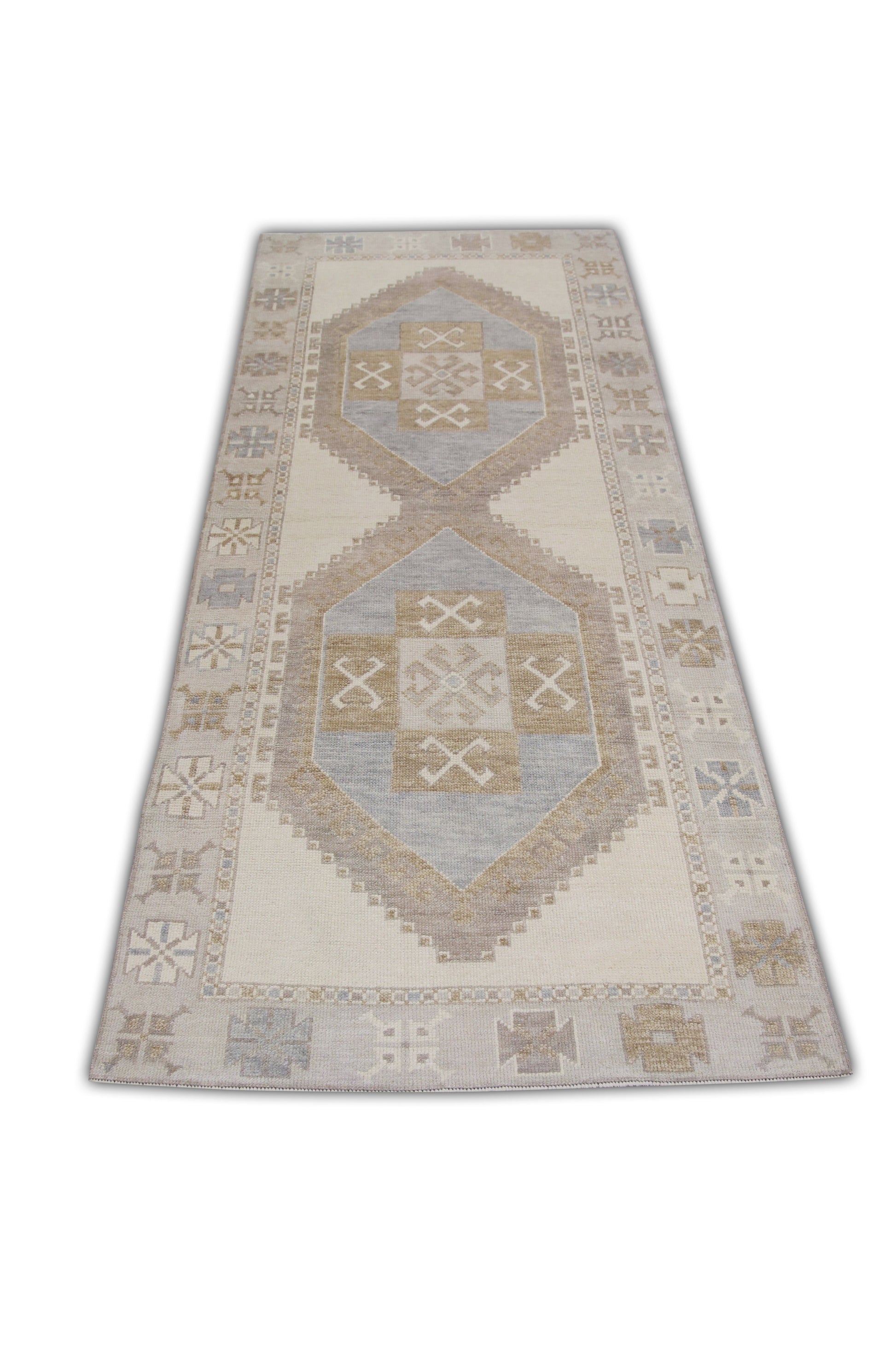 Turkish Oushak Rug 3'9" x 8'5" #10962