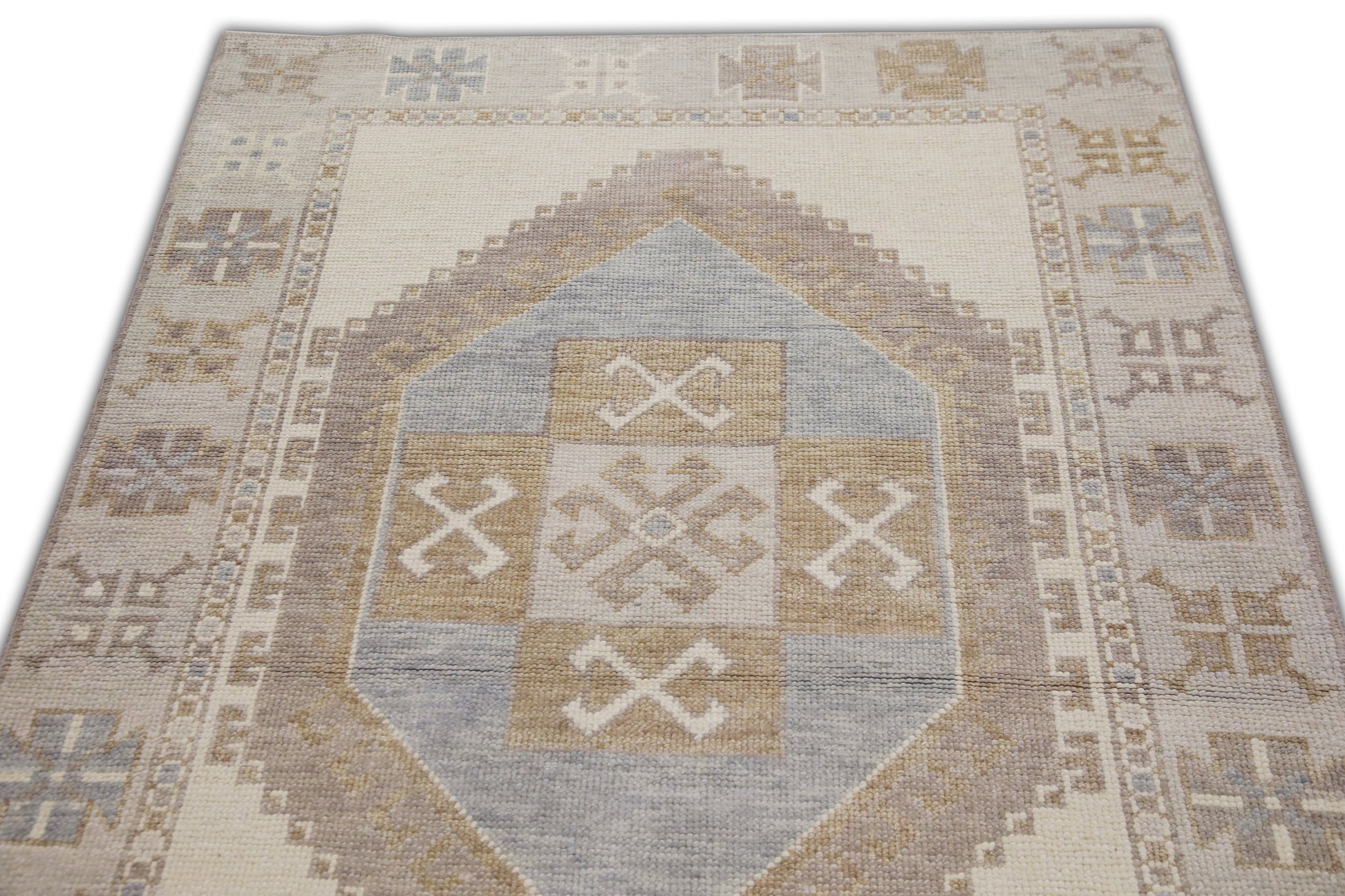 Turkish Oushak Rug 3'9" x 8'5" #10962