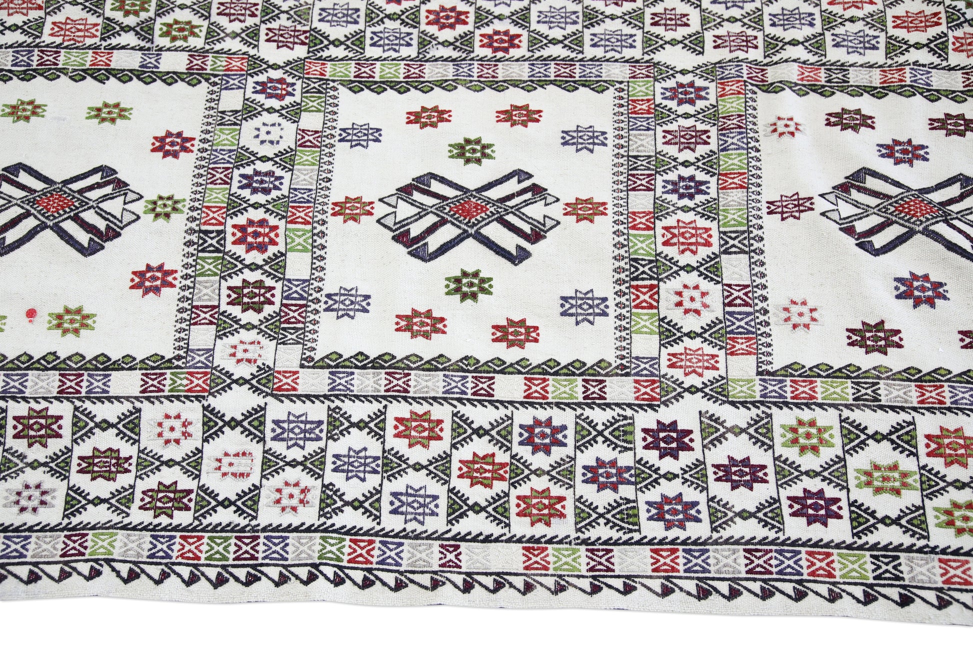 Turkish Vintage Anatolian Rug 5'6" x 10'1" #76