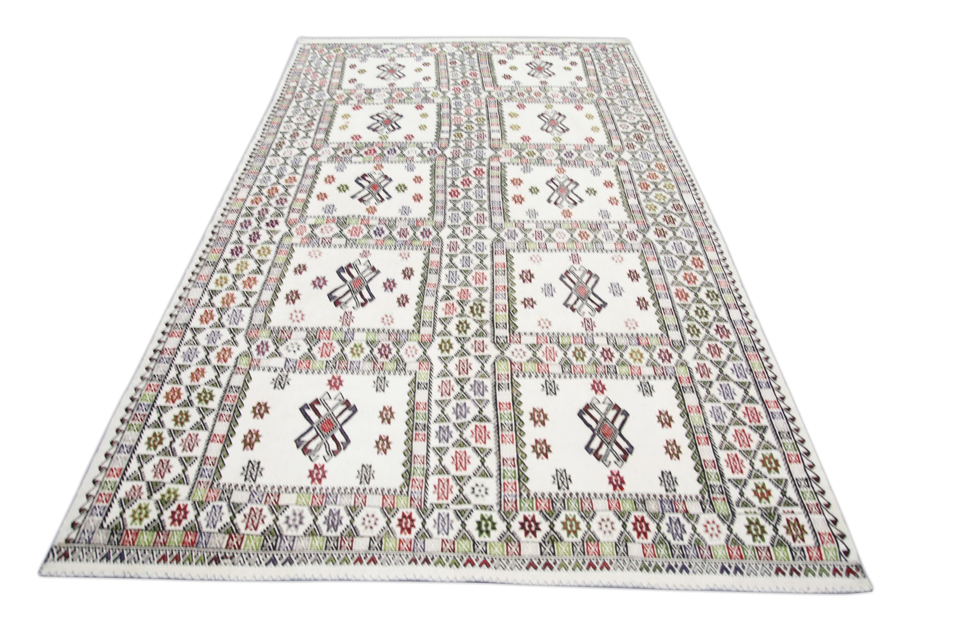 Turkish Vintage Anatolian Rug 5'6" x 10'1" #76