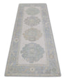 Turkish Oushak Rug 4' x 10'2" #11274