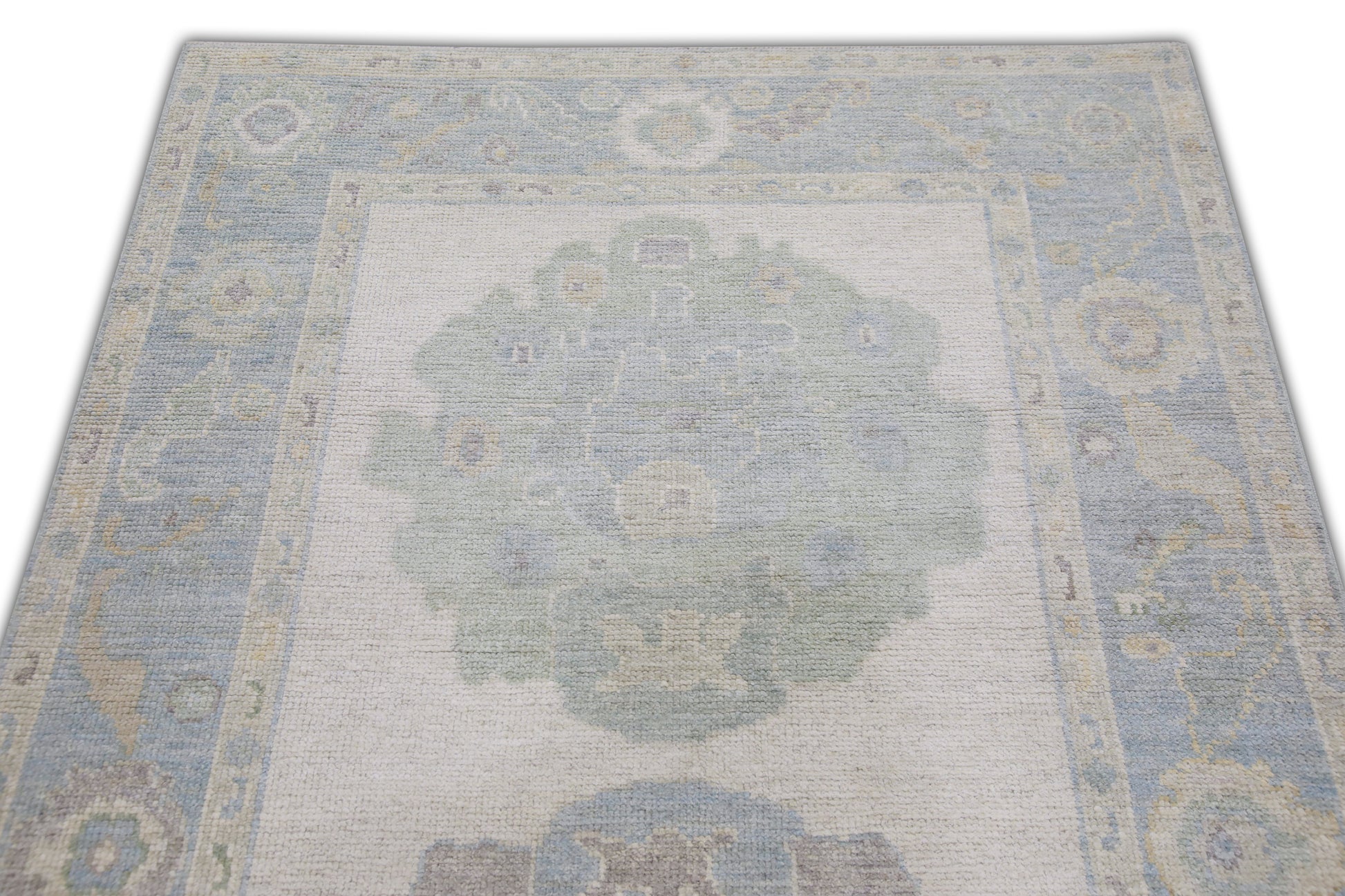 Turkish Oushak Rug 4' x 10'2" #11274