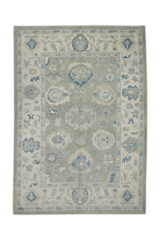 #8027 Turkish Oushak 6'3" x 8'10"