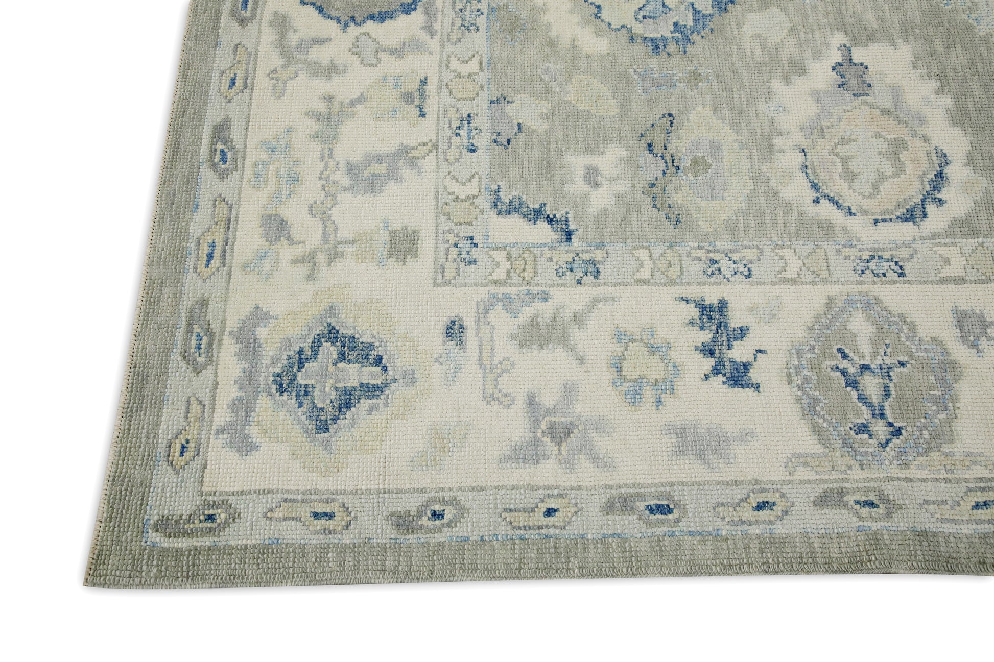Turkish Oushak Rug 6'3" x 8'10" #8027