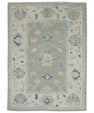 Turkish Oushak Rug 4'9" x 6'3" #7517