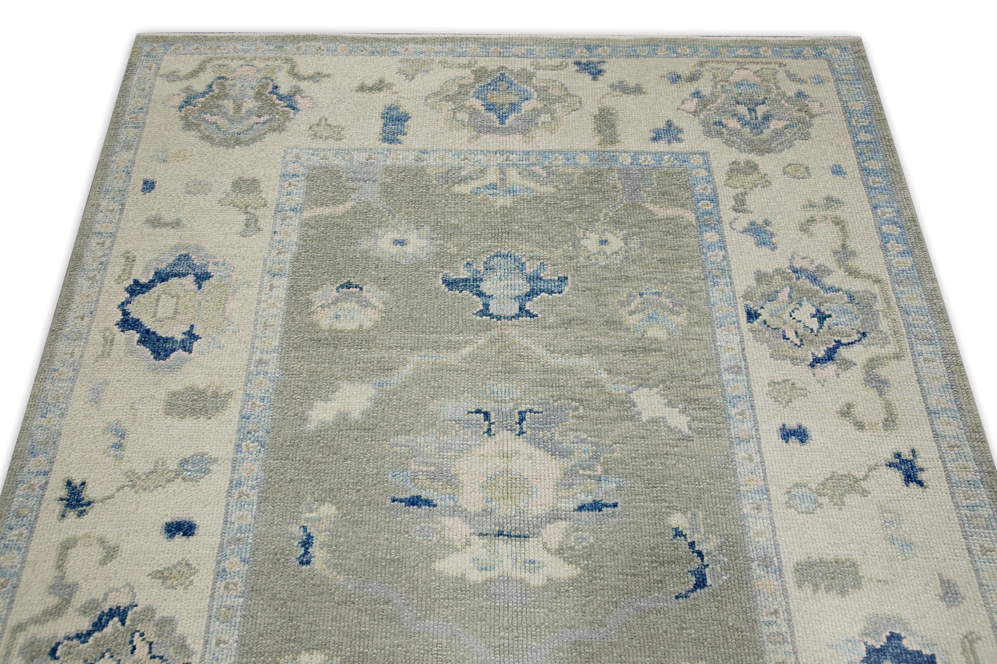 Turkish Oushak Rug 4'9" x 6'3" #7517