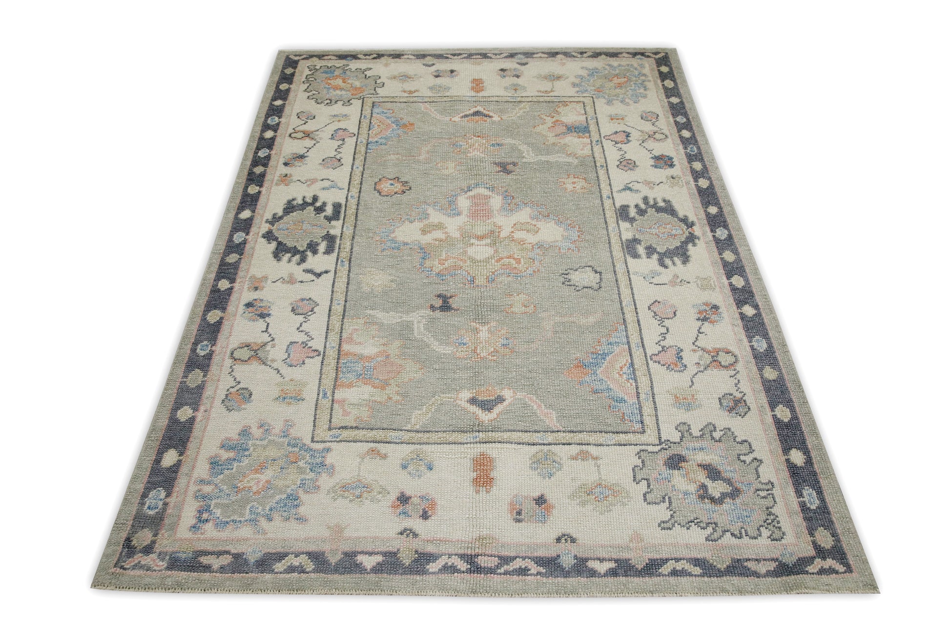 Turkish Oushak Rug 4'8" x 6'5" #8064