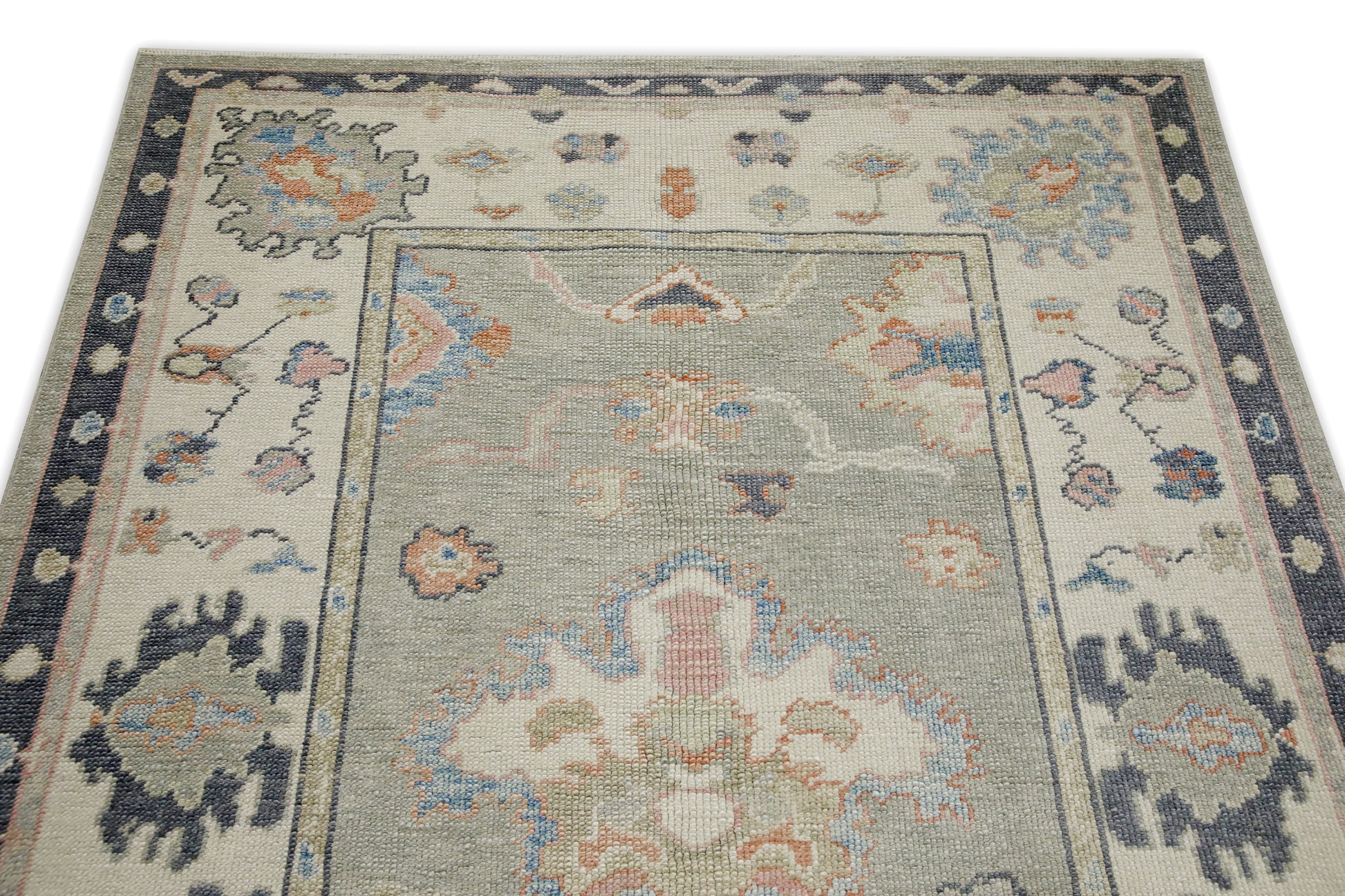 Turkish Oushak Rug 4'8" x 6'5" #8064