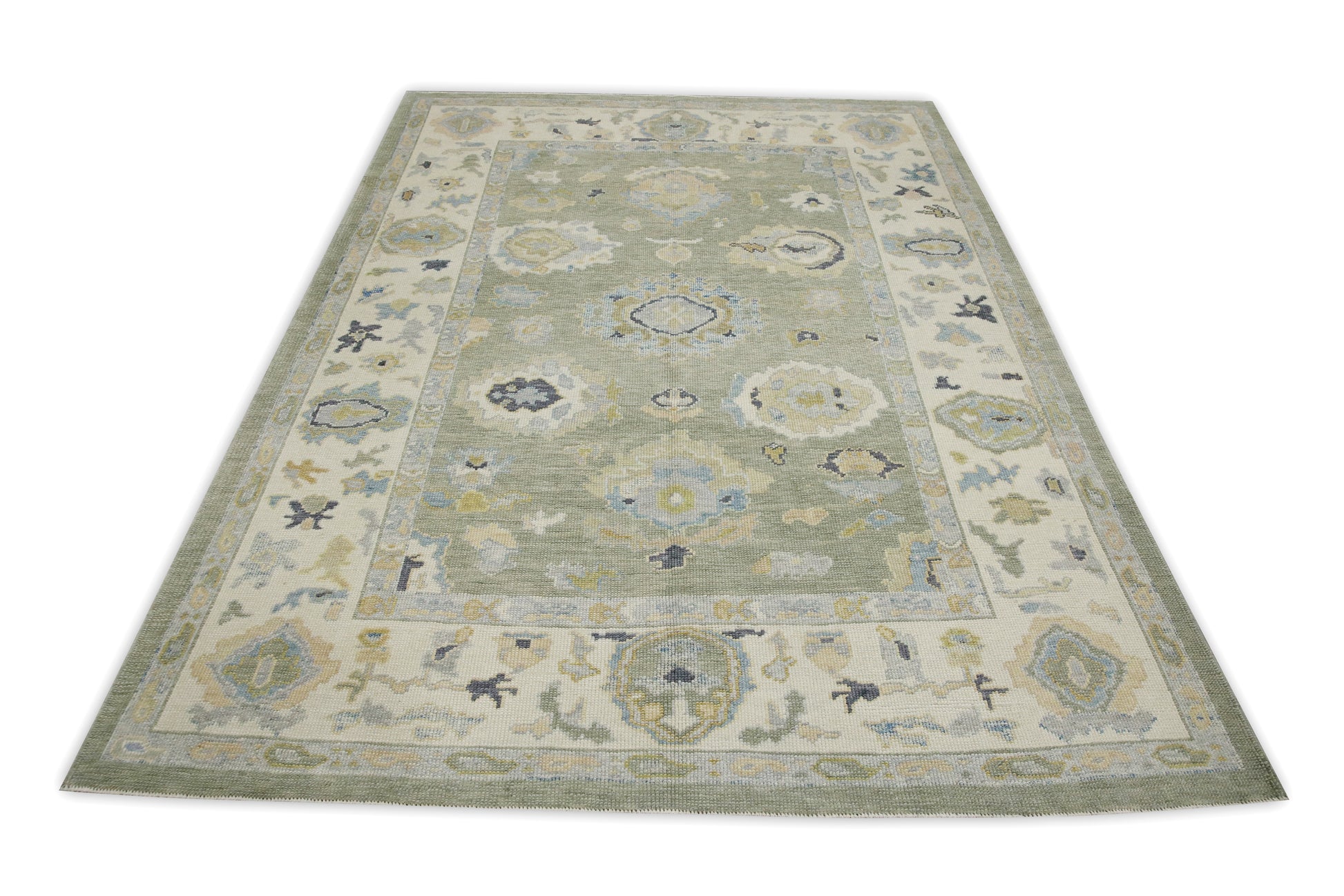 Turkish Oushak Rug 6'1" x 8'3" #7474