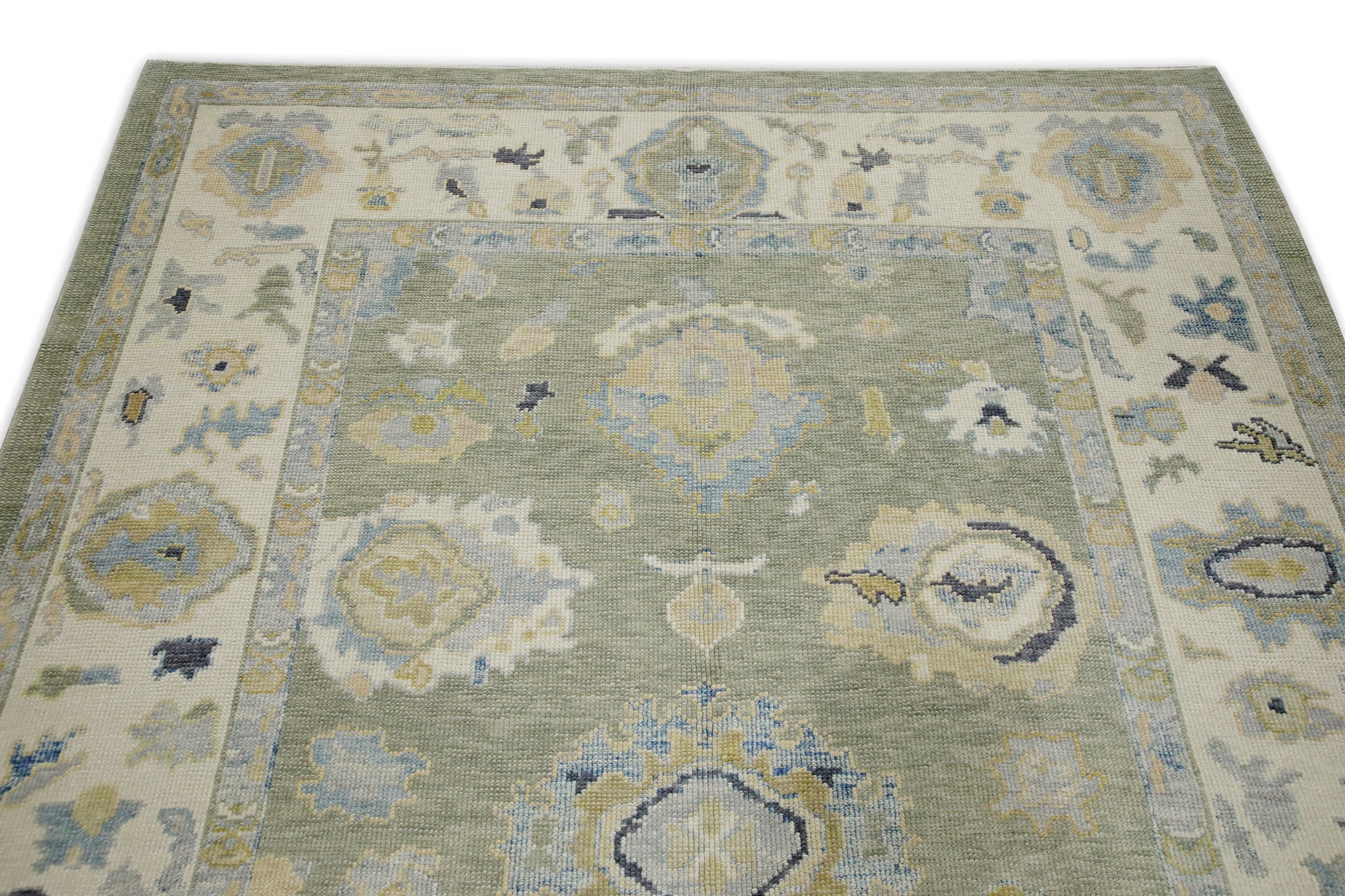 Turkish Oushak Rug 6'1" x 8'3" #7474
