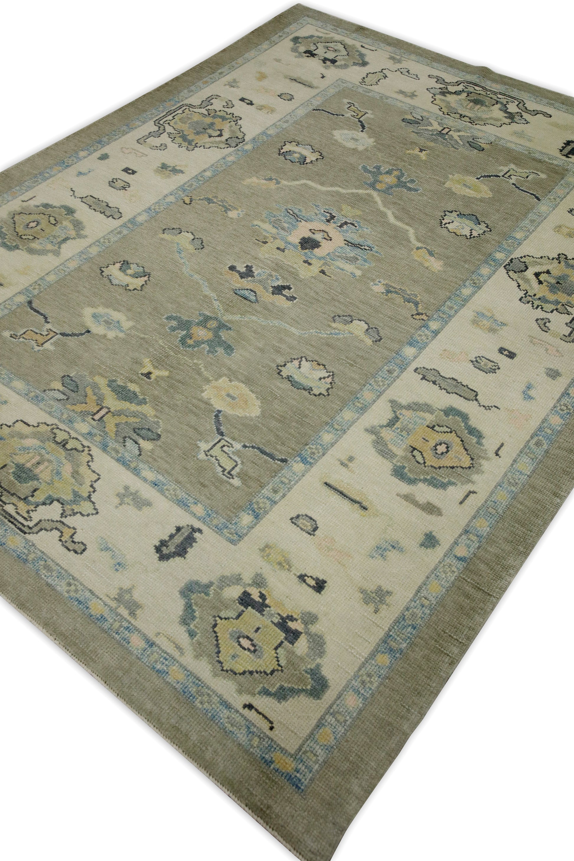 Turkish Oushak Rug 6'5" x 8'6" #8045