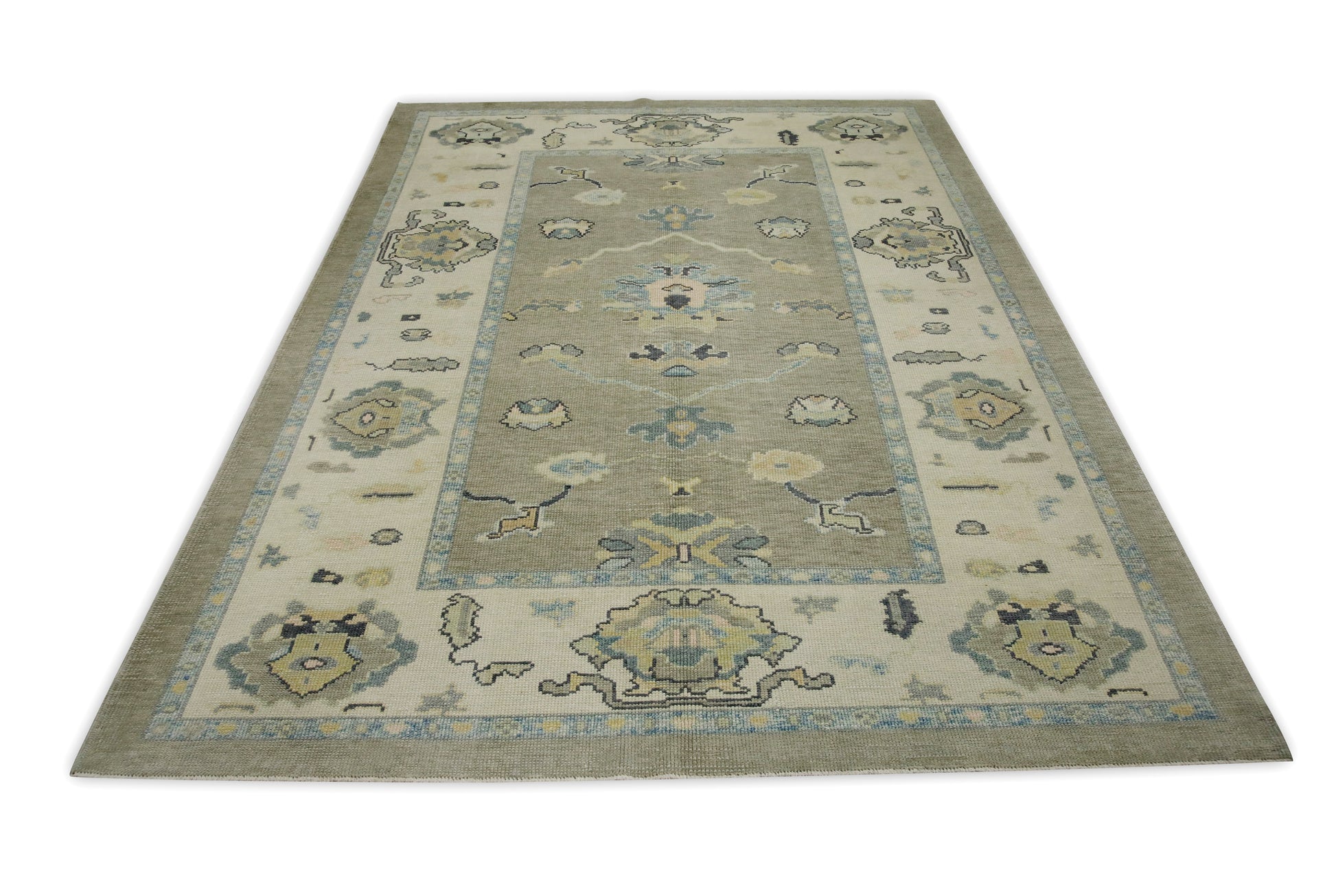 Turkish Oushak Rug 6'5" x 8'6" #8045
