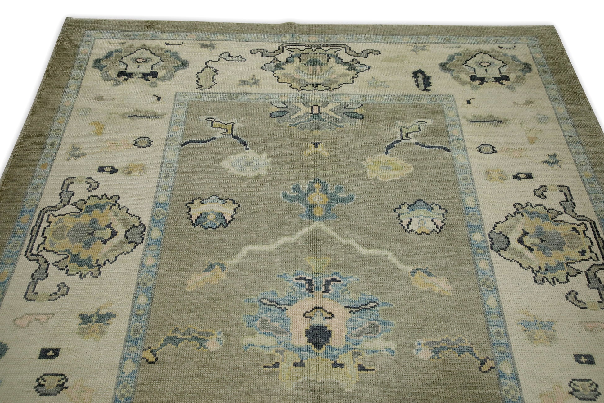 Turkish Oushak Rug 6'5" x 8'6" #8045