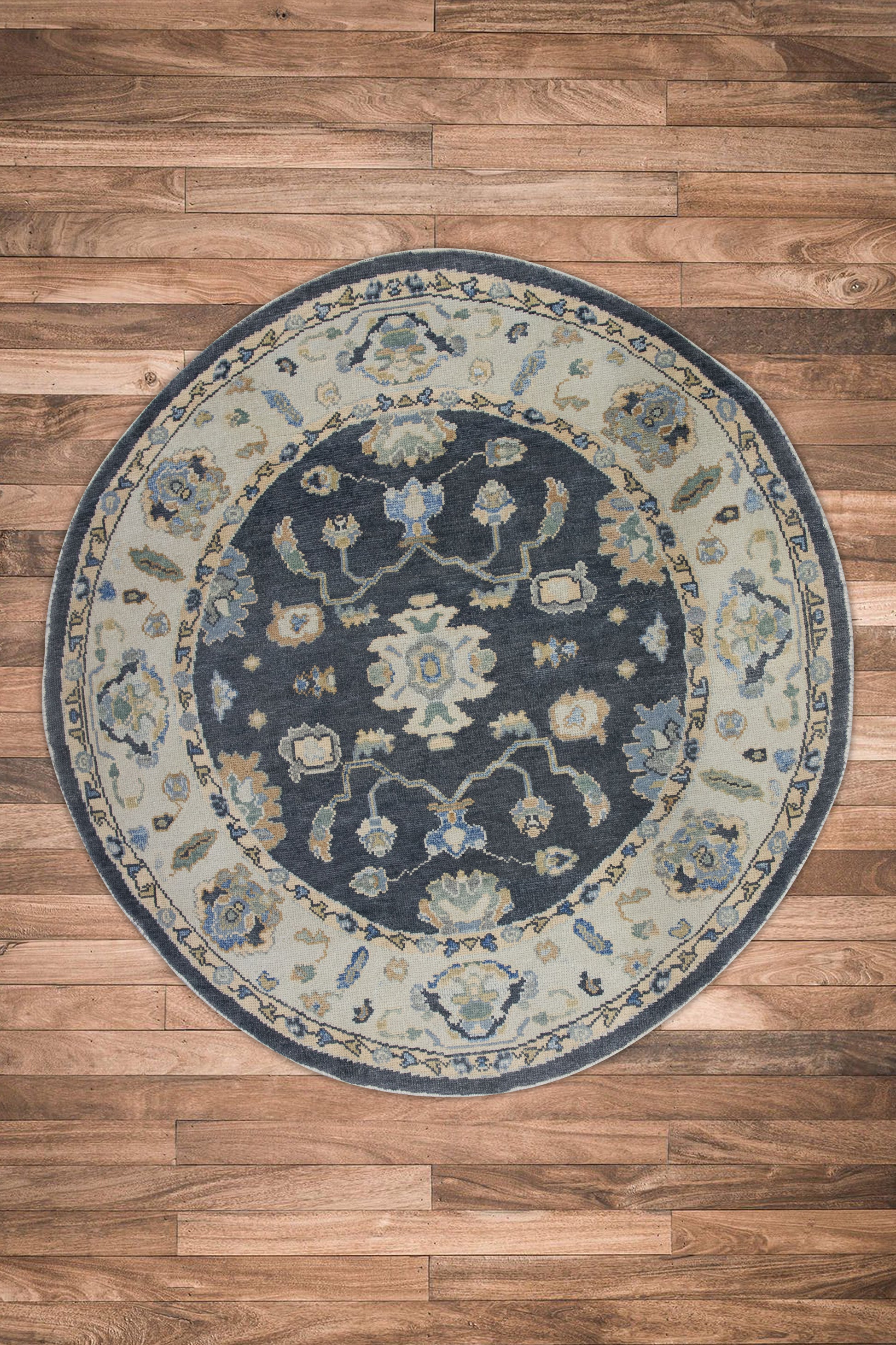 Turkish Oushak Rug 6'5" x 6'1" #11312