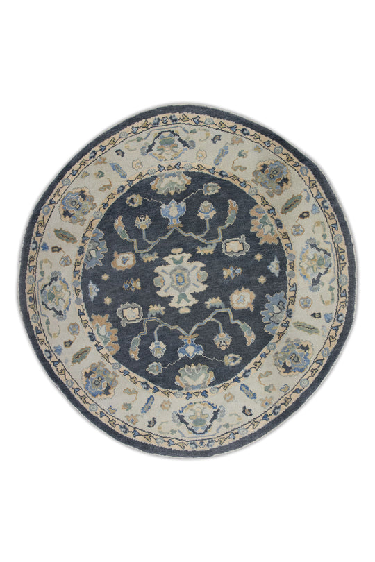 #11312 Turkish Oushak 6'5" x 6'1"