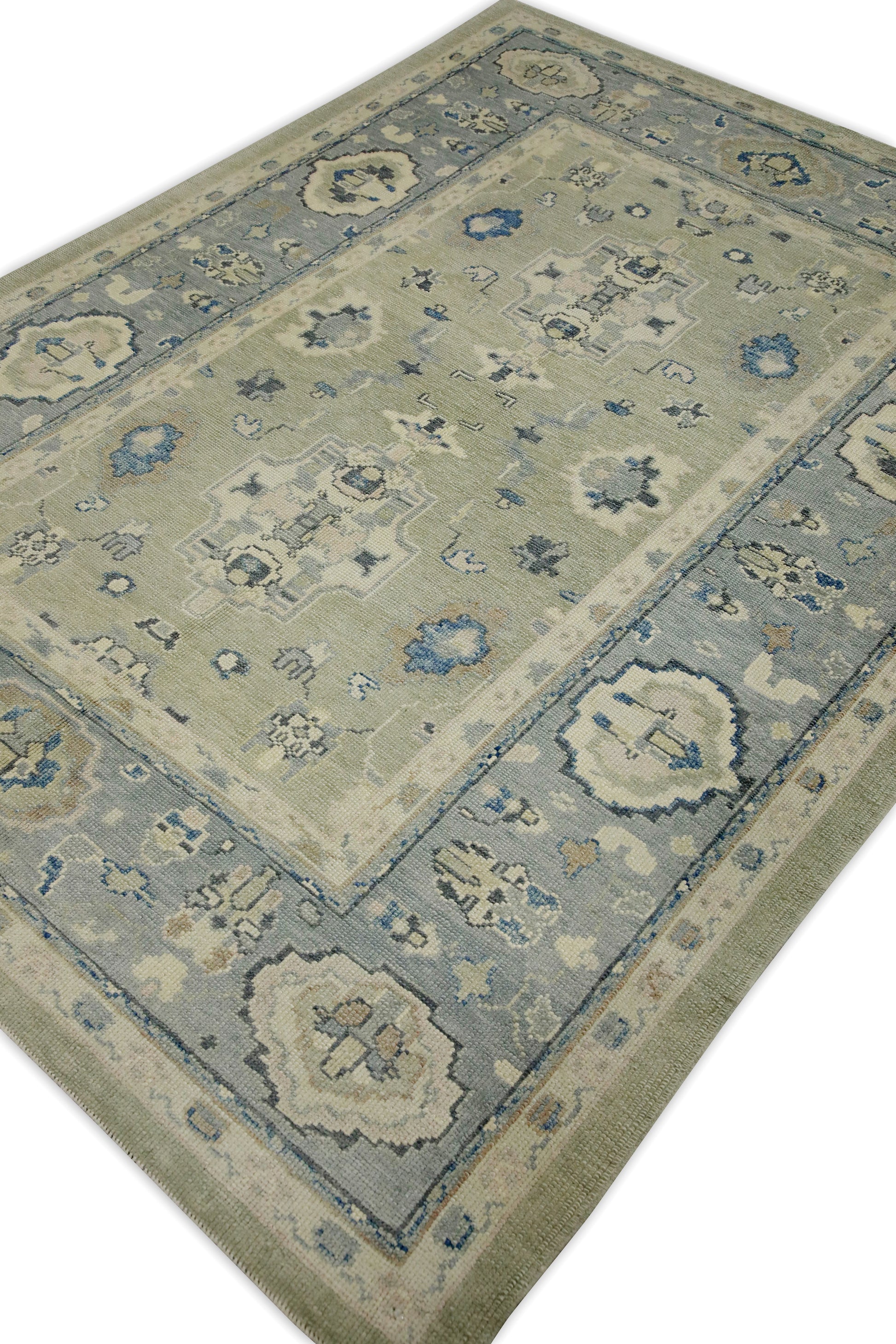 Turkish Oushak Rug 6'2" x 8'2" #7833