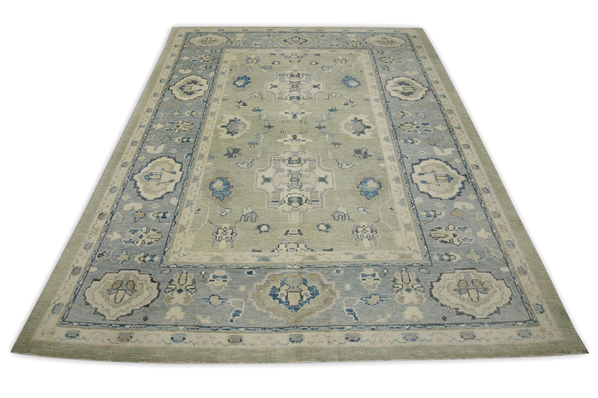 Turkish Oushak Rug 6'2" x 8'2" #7833
