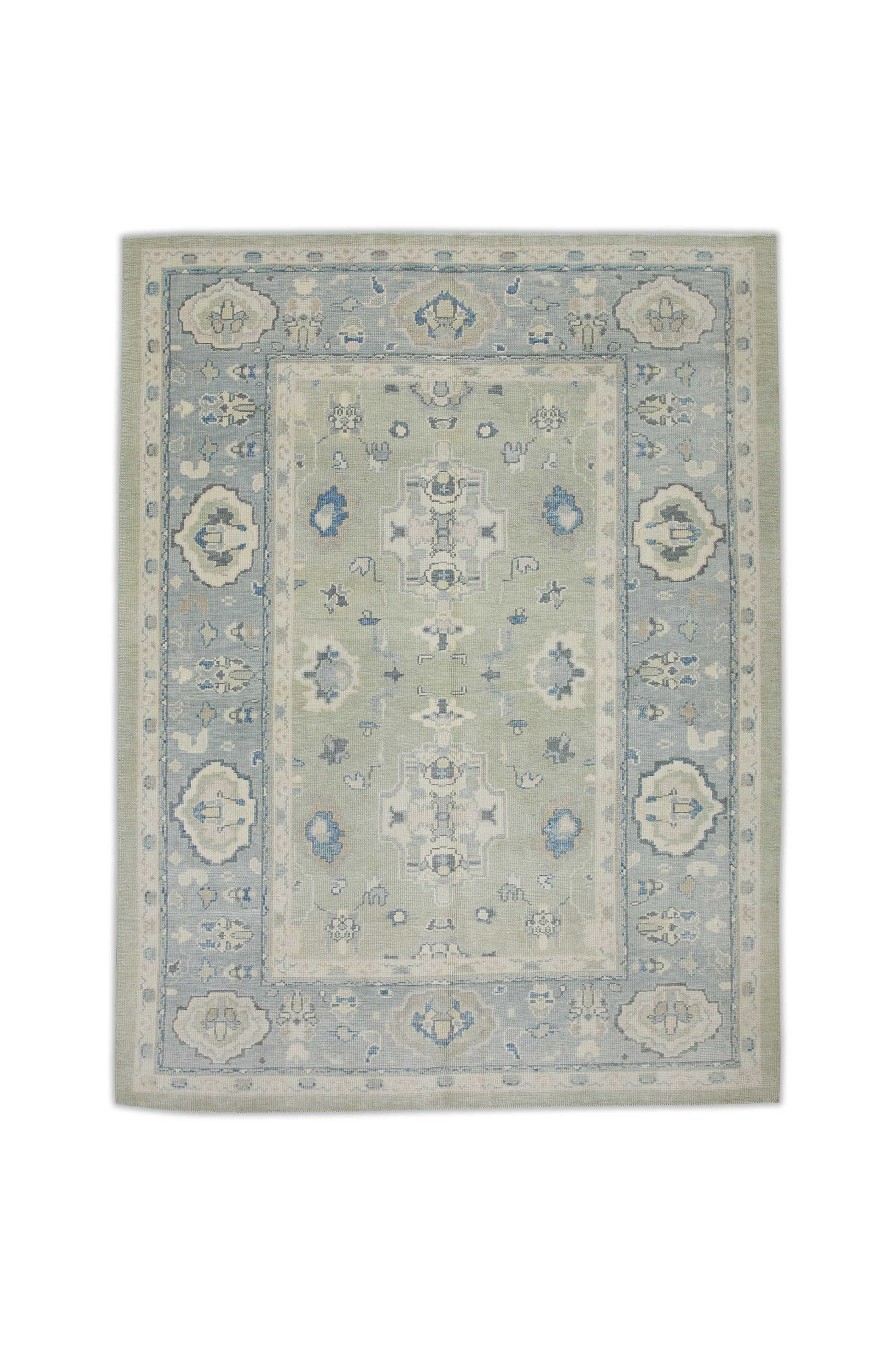 Turkish Oushak Rug 6'2" x 8'2" #7833