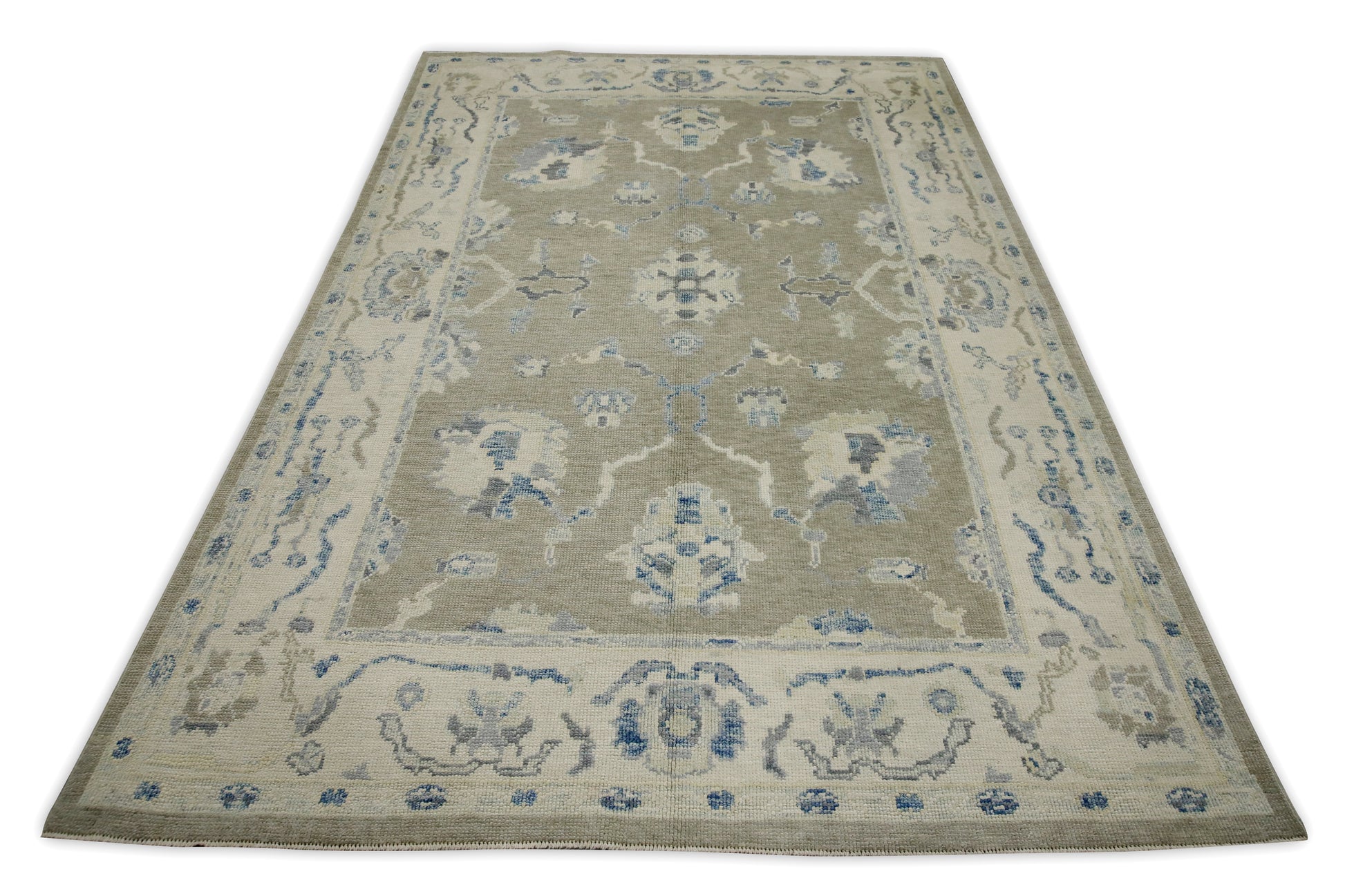 Turkish Oushak Rug 5'7" x 8'8" #8044