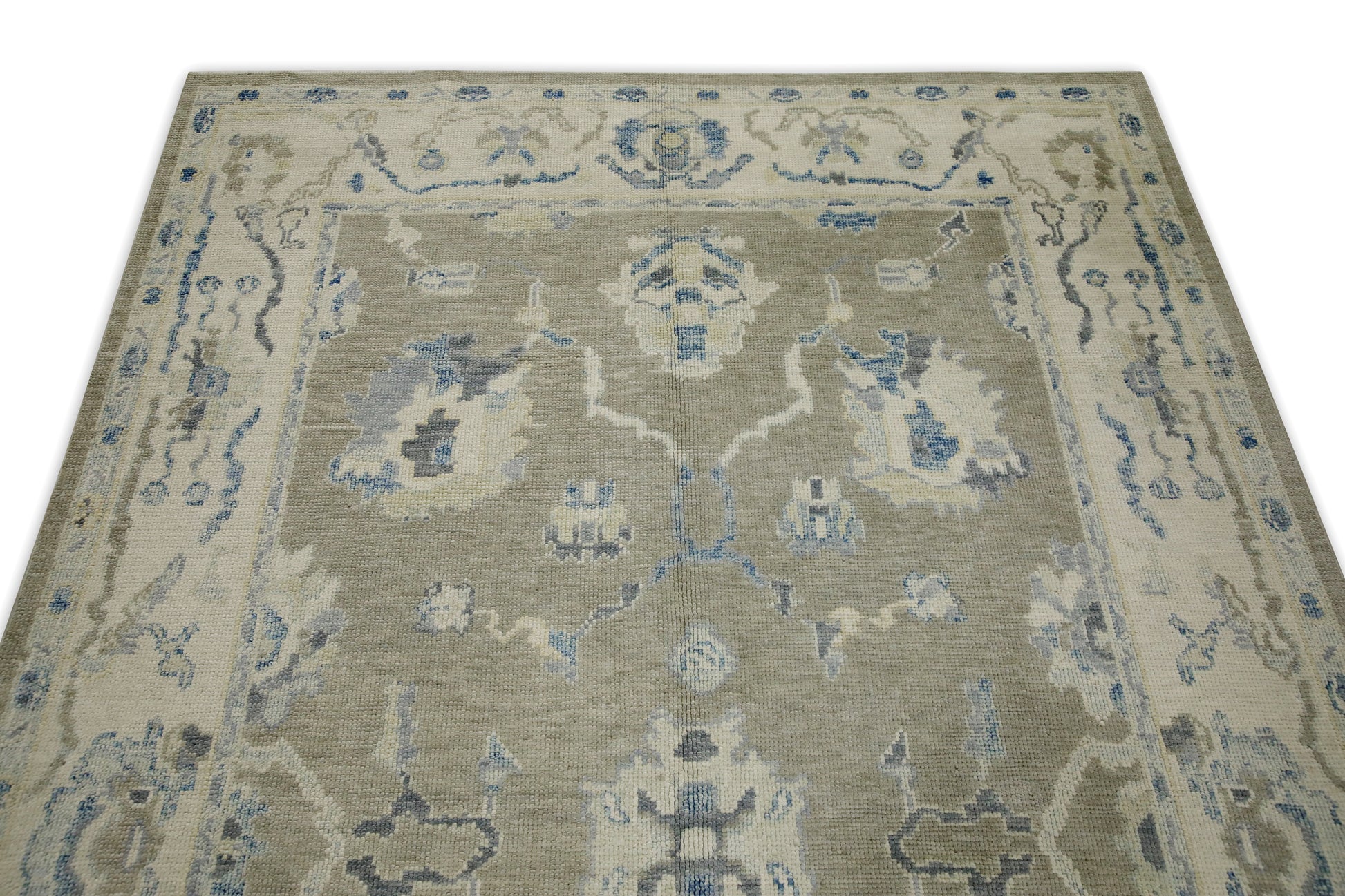 Turkish Oushak Rug 5'7" x 8'8" #8044