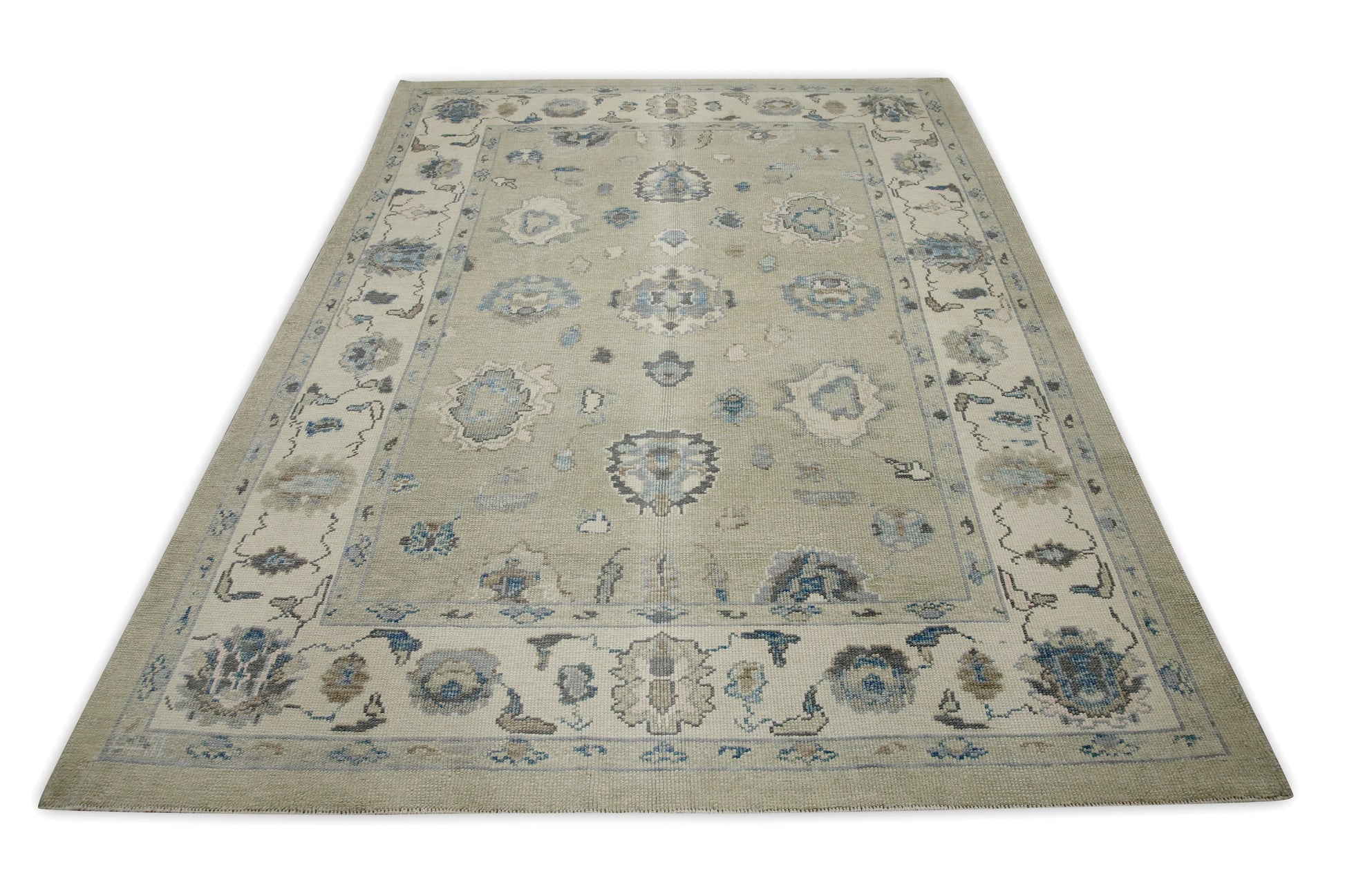 Turkish Oushak Rug 6'1" x 8'2" #7452